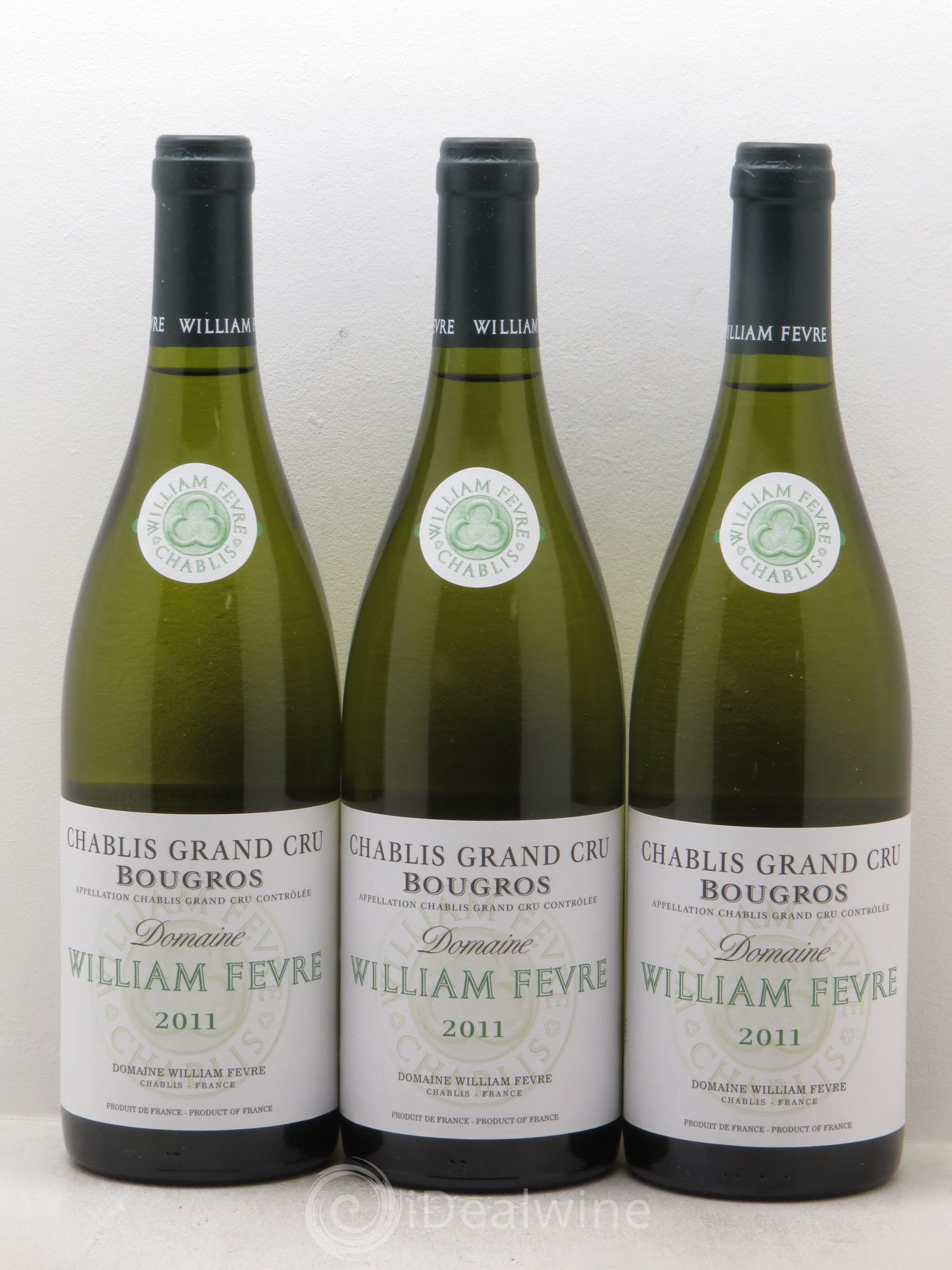 Chablis Grand Cru Bougros William Fèvre 2011 - Lot de 3 bouteilles - 0