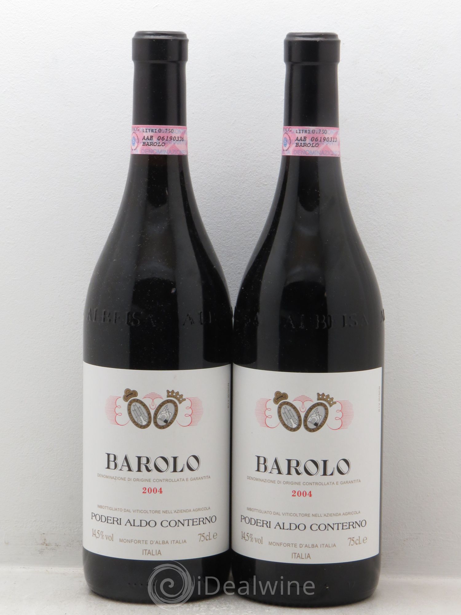 Barolo DOCG Aldo Conterno 2004 - Lot de 2 bouteilles - 0