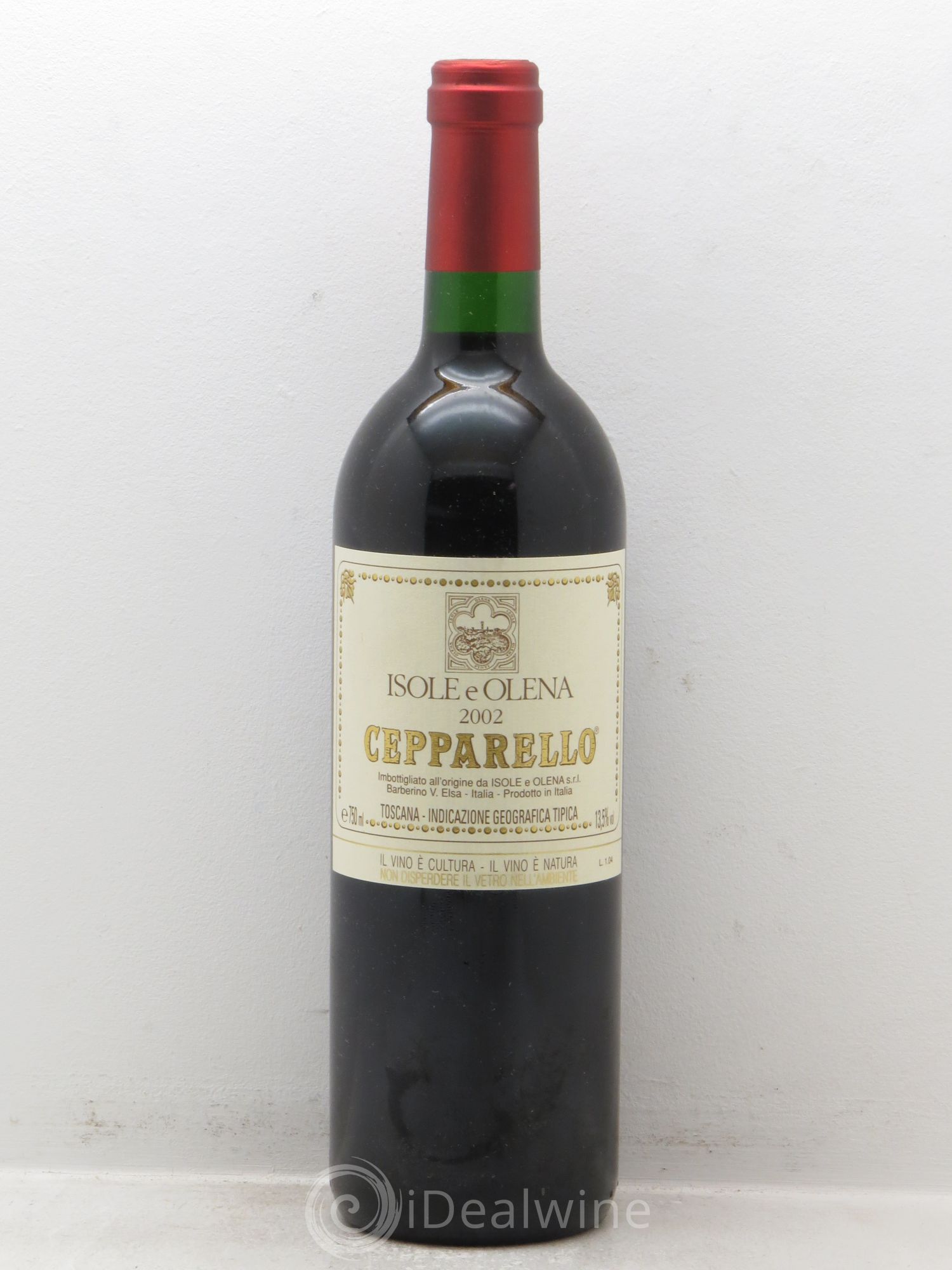 Toscana IGT Cepparello Isole e Olena 2002 - Lot de 1 bouteille - 0