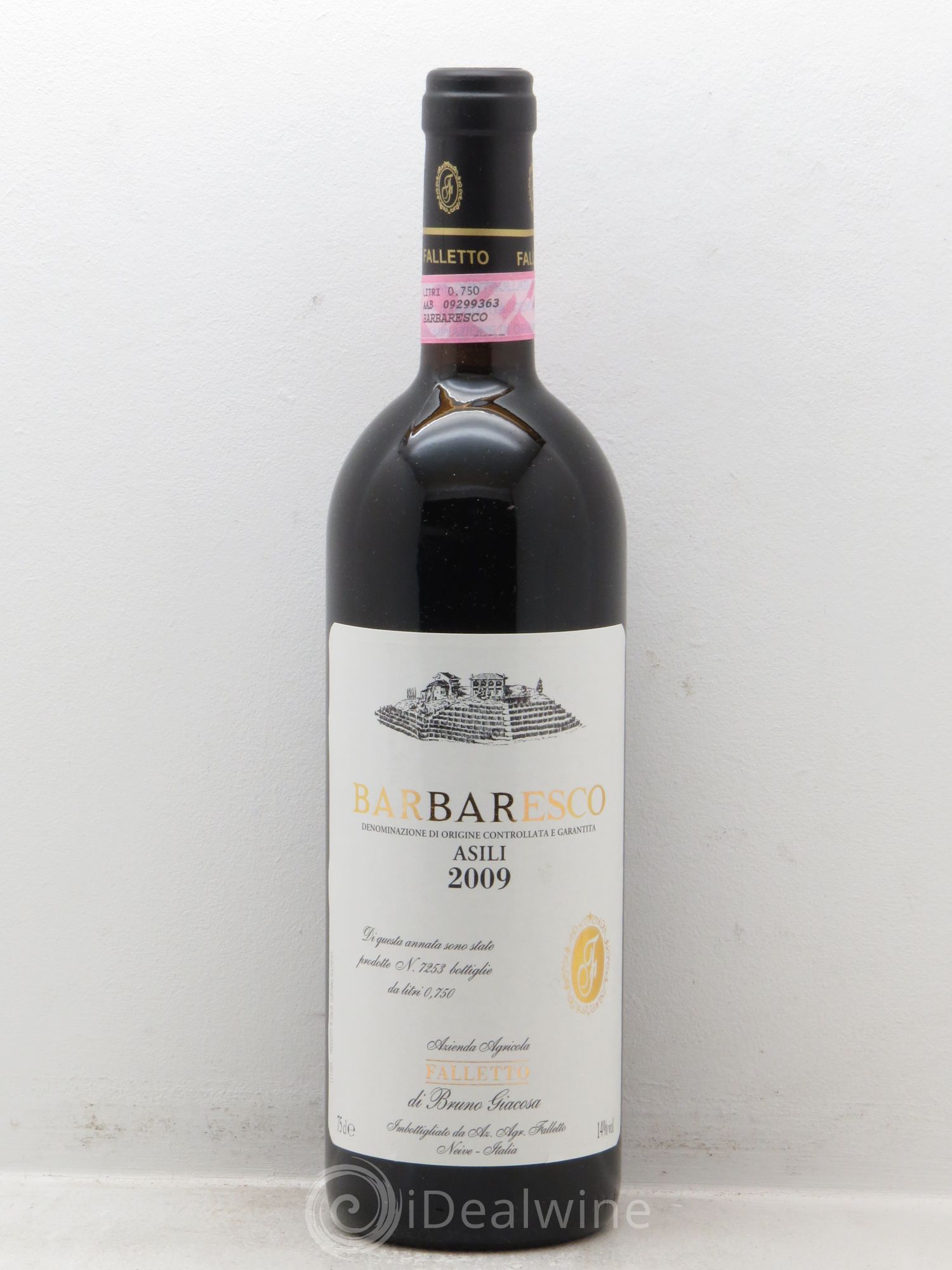 Barbaresco DOCG Asili Azienda Agricola Falletto di Bruno Giacosa 2009 - Lot de 1 bouteille - 0