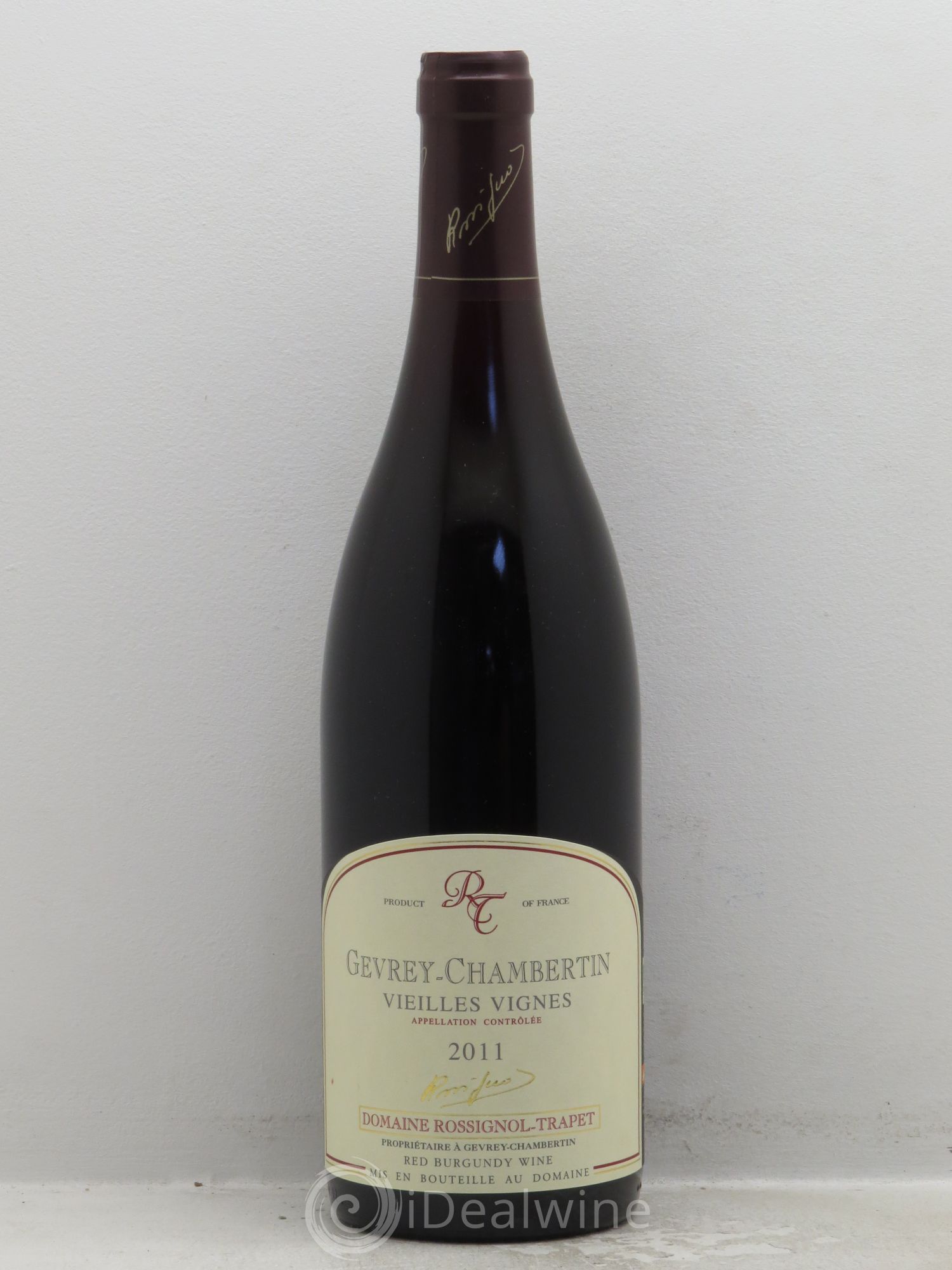 Gevrey-Chambertin Vieilles vignes Rossignol-Trapet (Domaine) 2011 - Lot de 1 bouteille - 0