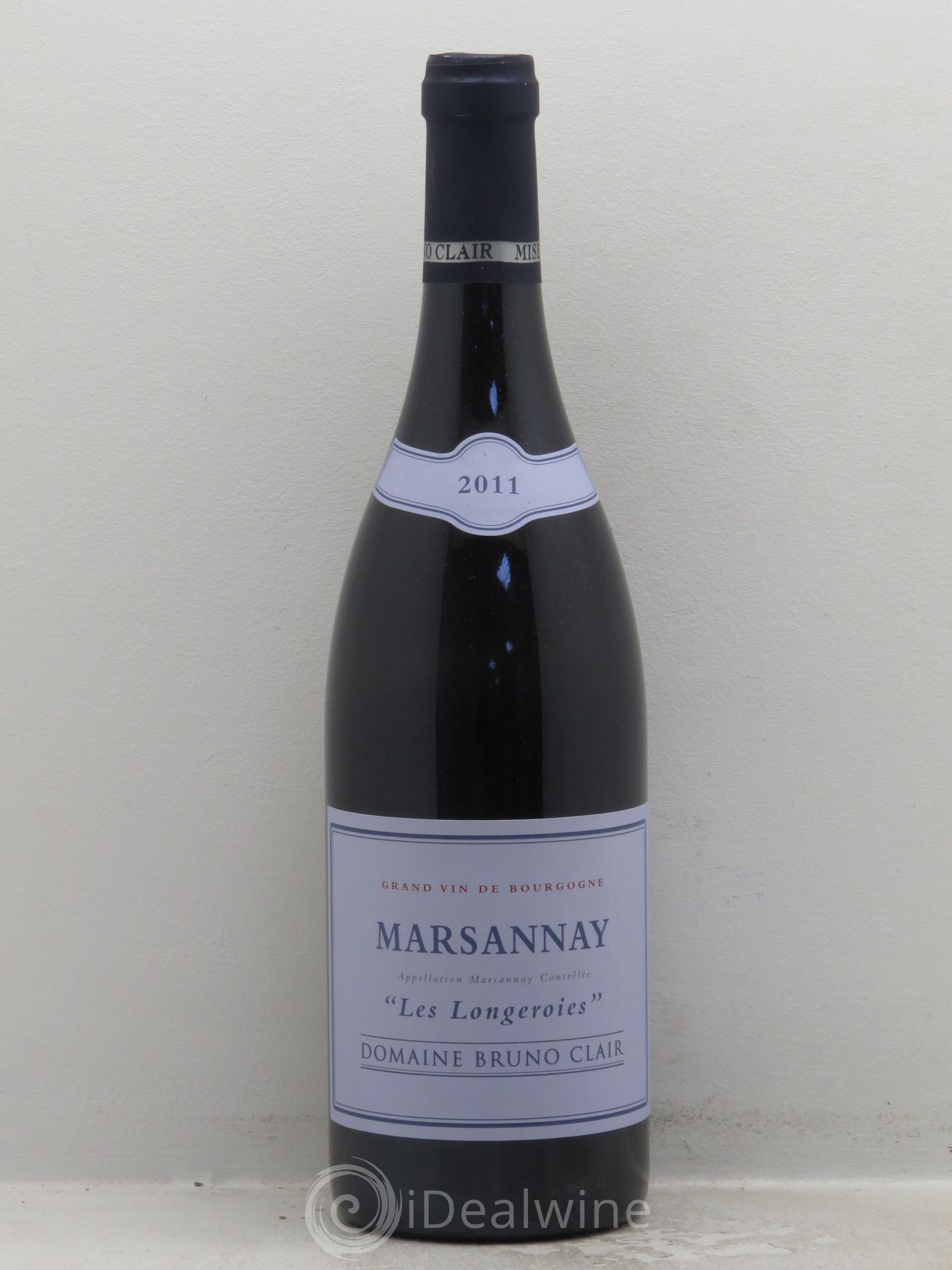 Marsannay Les Longeroies Bruno Clair (Domaine) 2011 - Lot de 1 bouteille - 0