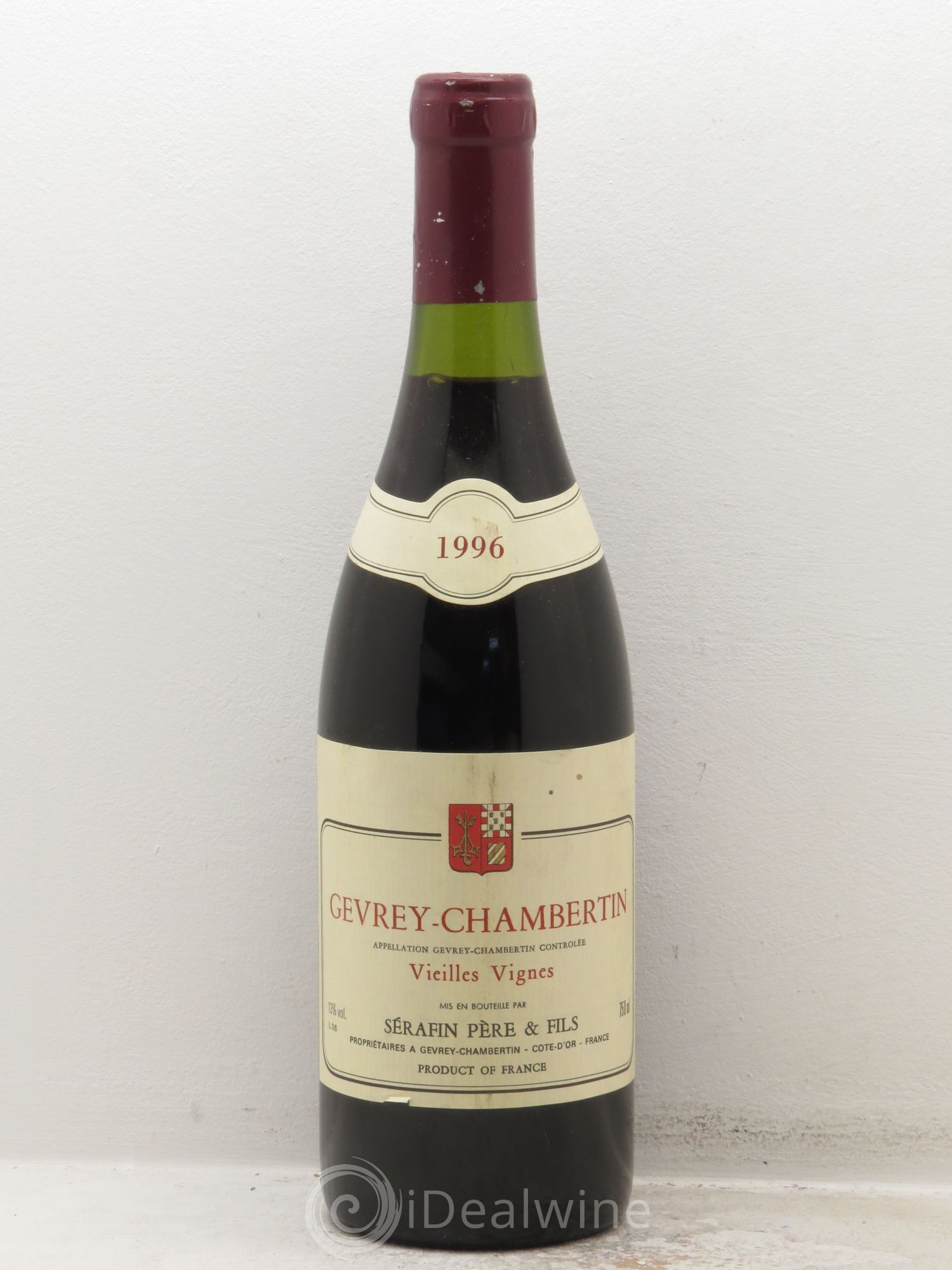 Gevrey-Chambertin Vieilles Vignes - Sérafin P et F 1996 - Posten von 1 Flasche - 0