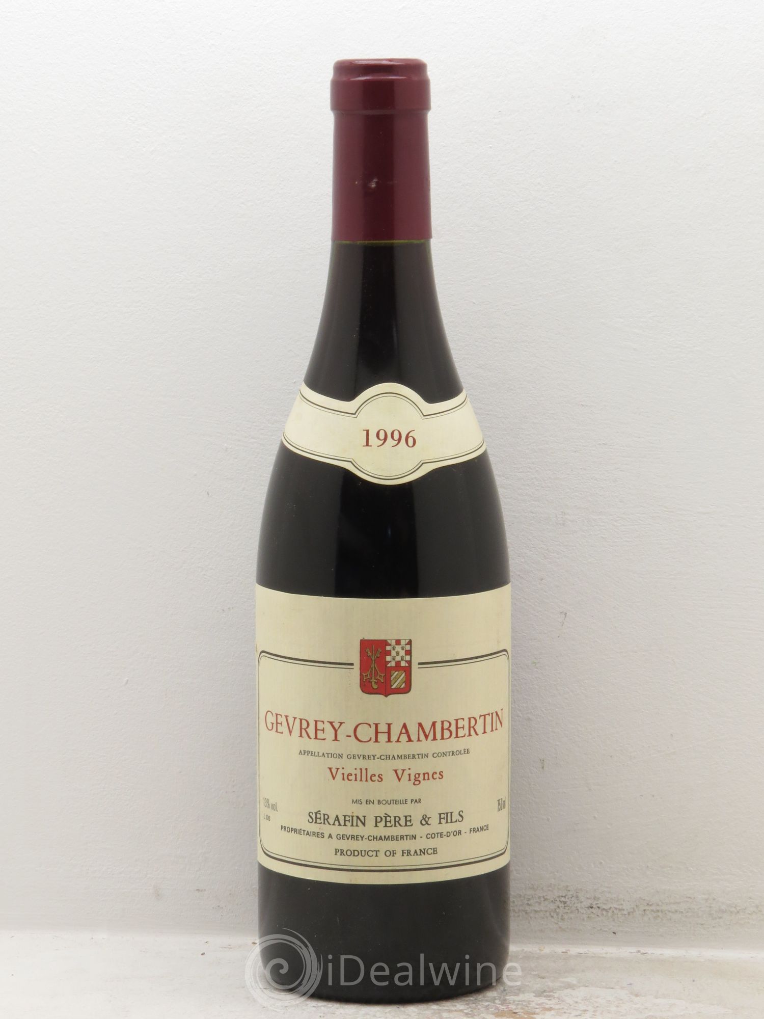 Gevrey-Chambertin Vieilles Vignes - Sérafin P et F 1996 - Posten von 1 Flasche - 0
