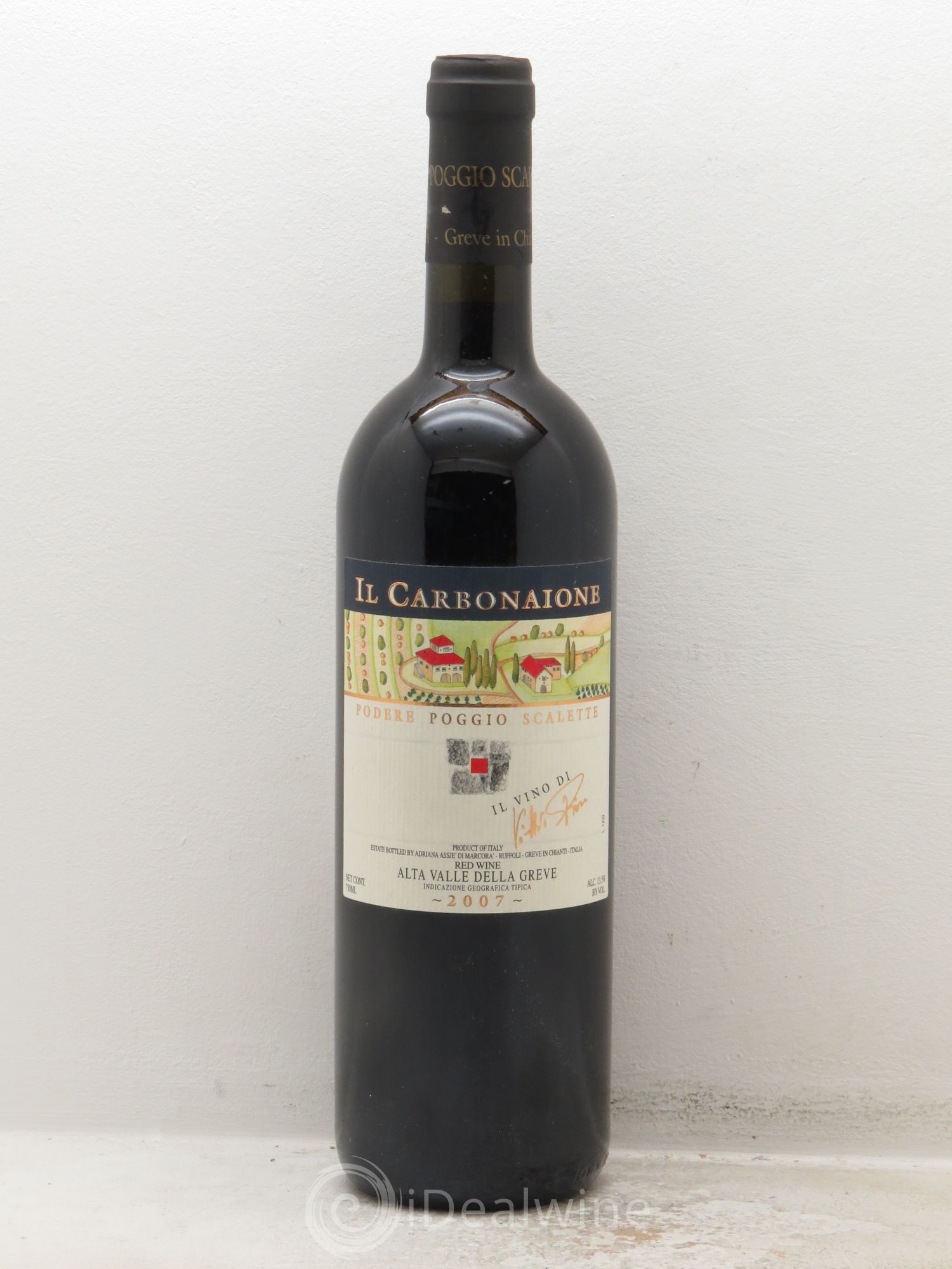 Toscana IGT Podere Poggio Scalette Il Carbonaione 2007 - Lot de 1 bouteille - 0