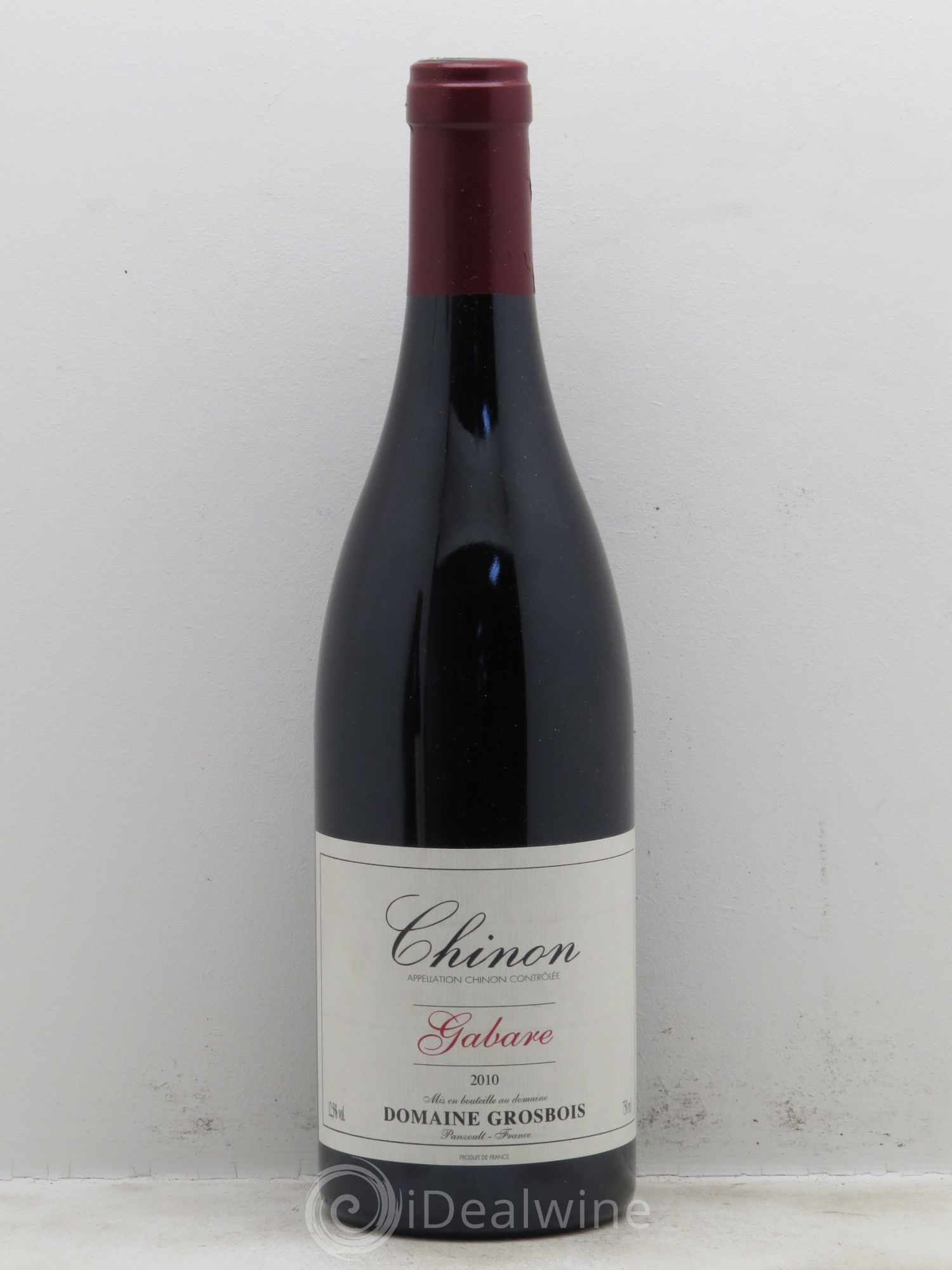 Chinon Gabarre - Grosbois 2010 - Posten von 1 Flasche - 0