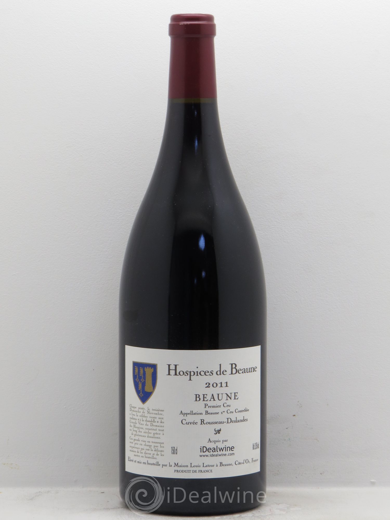Beaune 1er Cru Cuvée Rousseau-Deslandes Hospices de Beaune 2011 - Lot de 1 magnum - 0