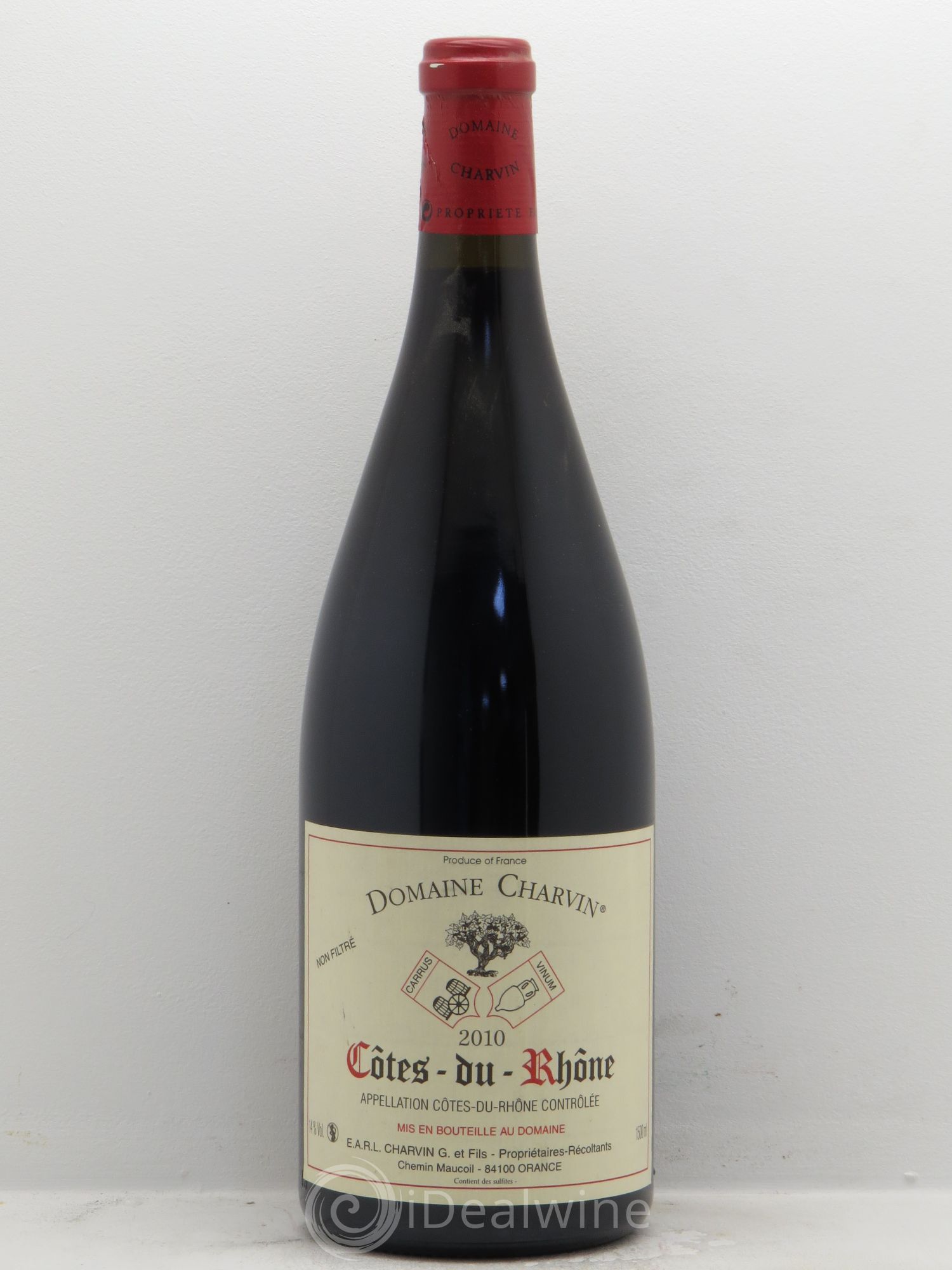 Côtes-du-Rhône Charvin (Domaine) 2010 - Lot de 1 magnum - 0