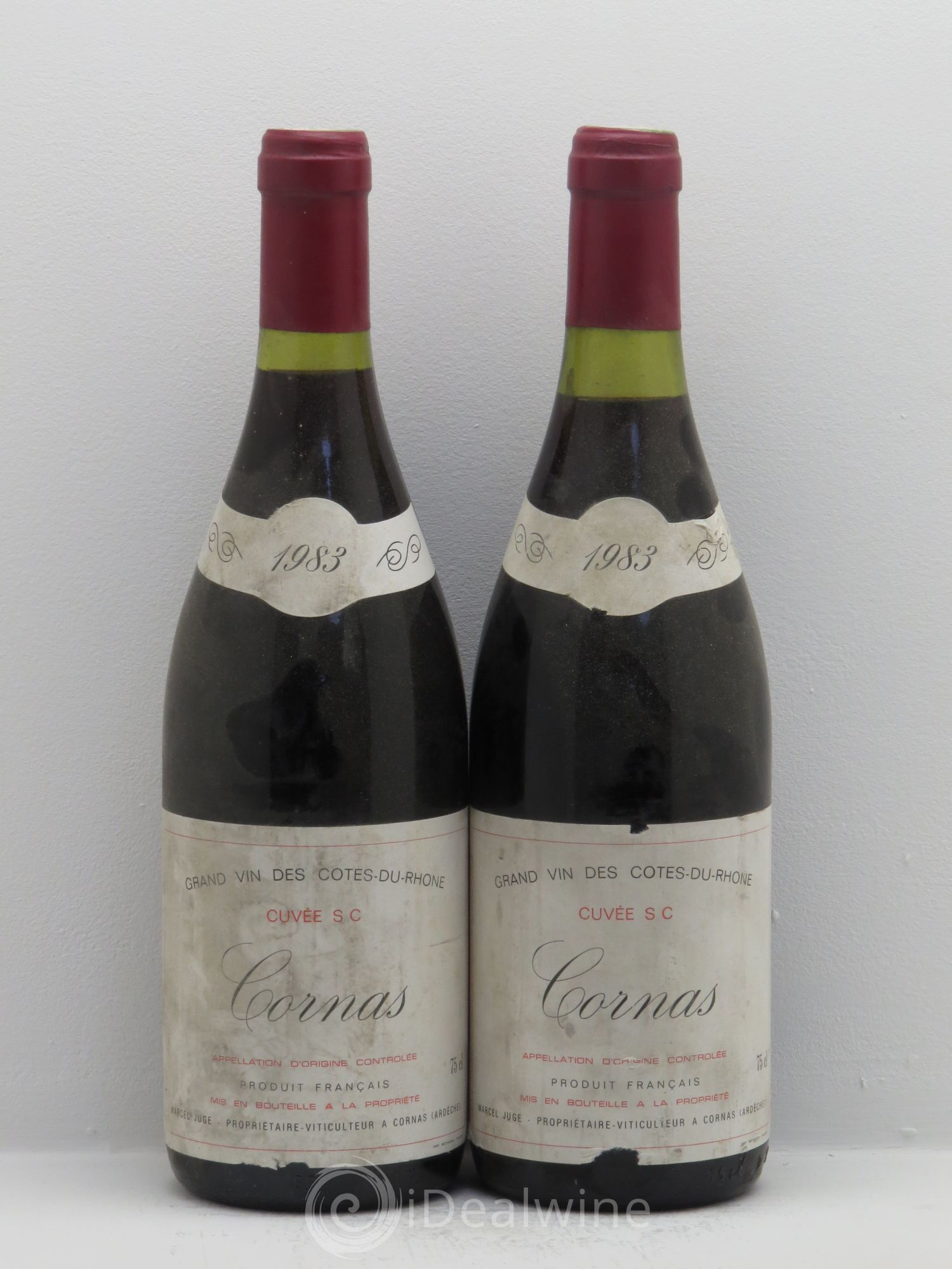 Cornas Cuvée SC - Marcel Juge 1983 - Posten von 2 Flaschen - 0