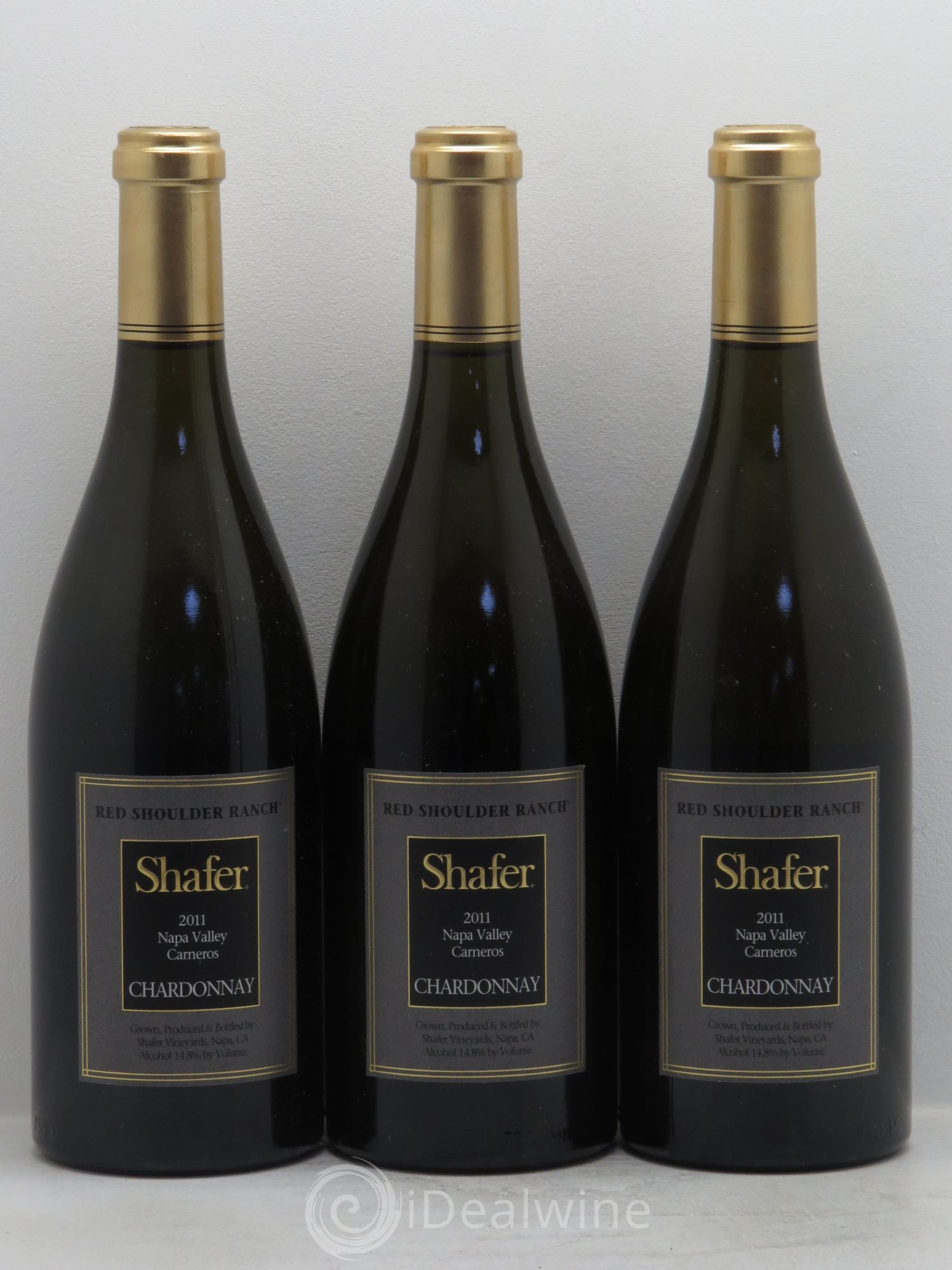 USA Chardonnay Shafer Napa Valley Red Shoulder Ranch 2011 - Posten von 3 Flaschen - 0