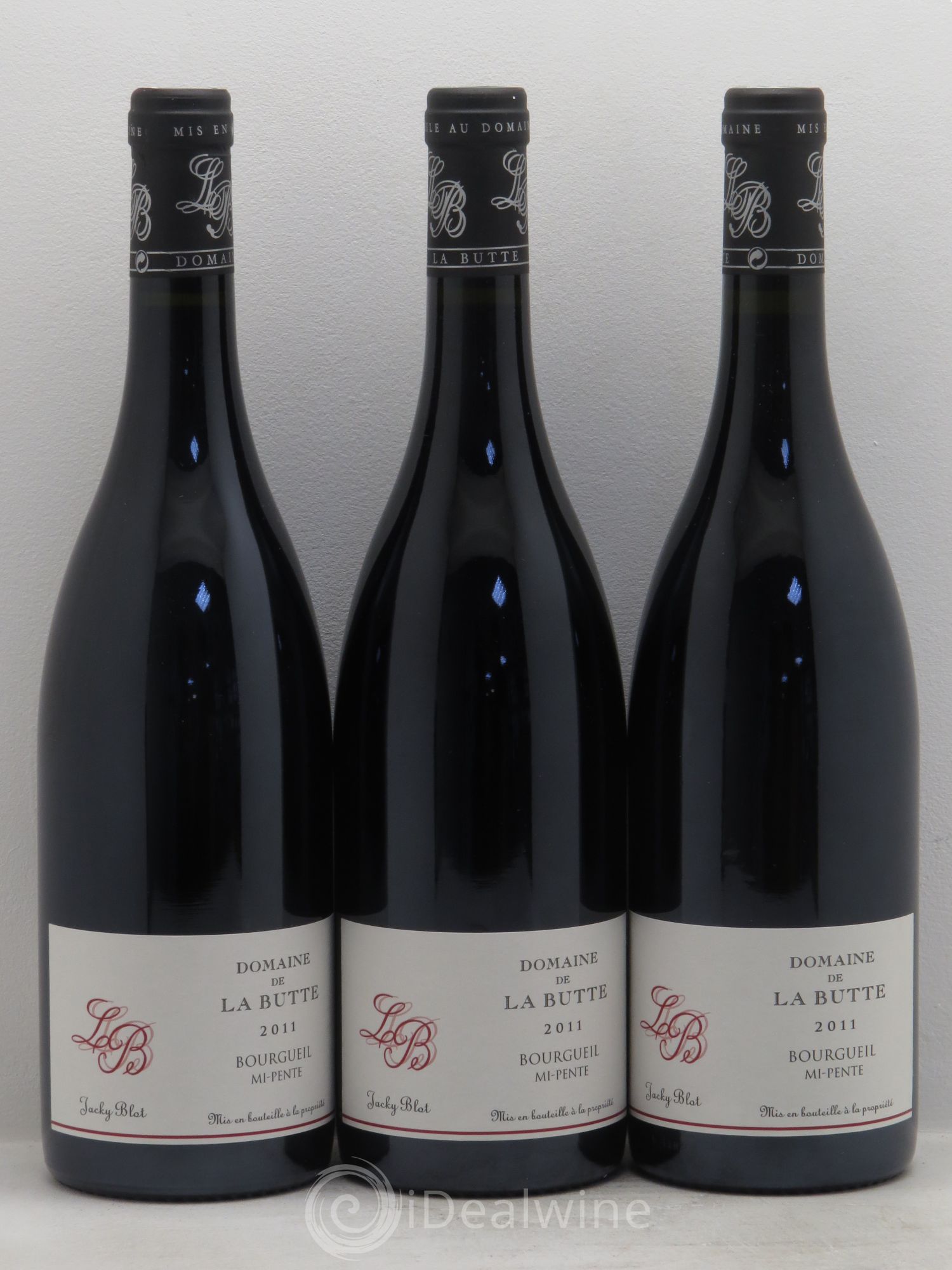 Bourgueil Mi-Pente Domaine de La Butte - Jacky Blot 2011 - Lot de 3 bouteilles - 0