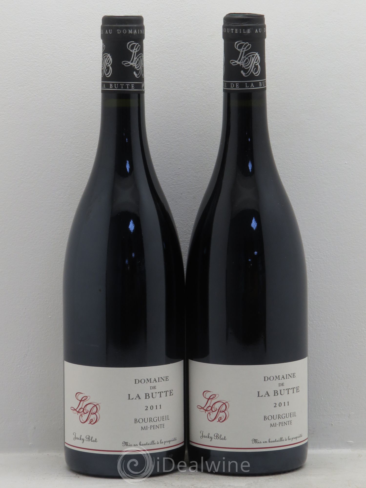 Bourgueil Mi-Pente Domaine de La Butte - Jacky Blot 2011 - Lot de 2 bouteilles - 0