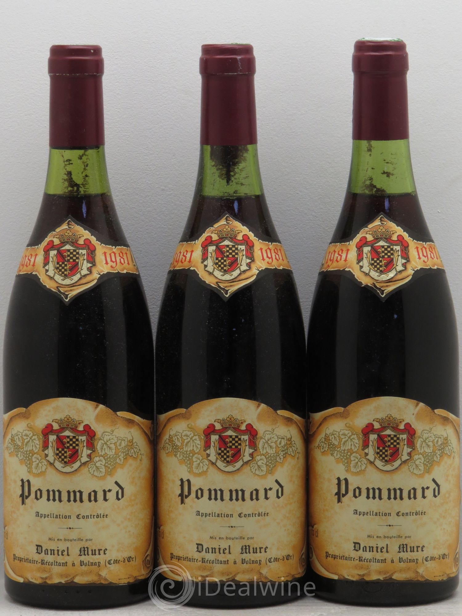 Pommard Daniel Muré 1981 - Posten von 3 Flaschen - 0