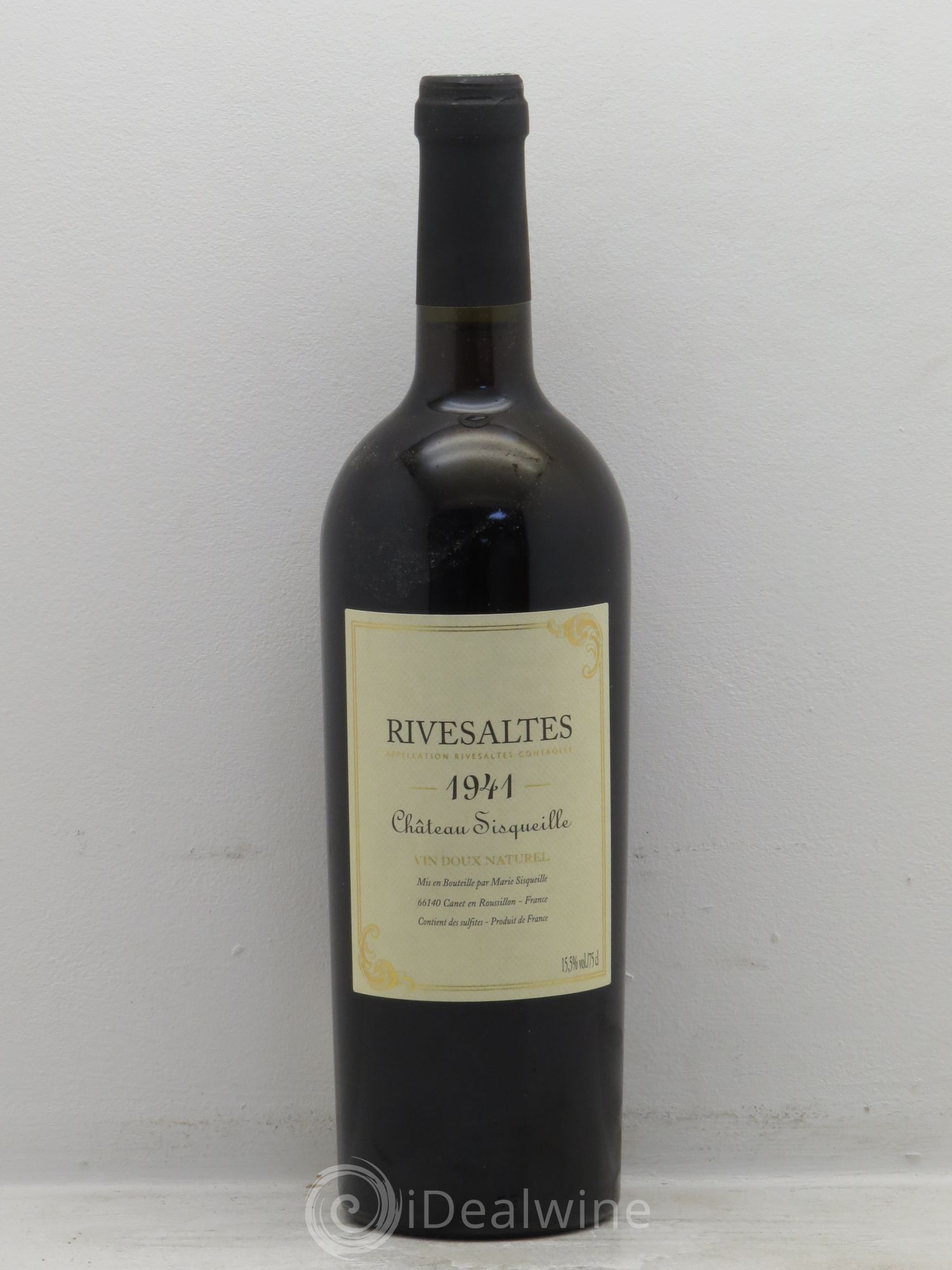Rivesaltes Château Sisqueille 1941 - Posten von 1 Flasche - 0
