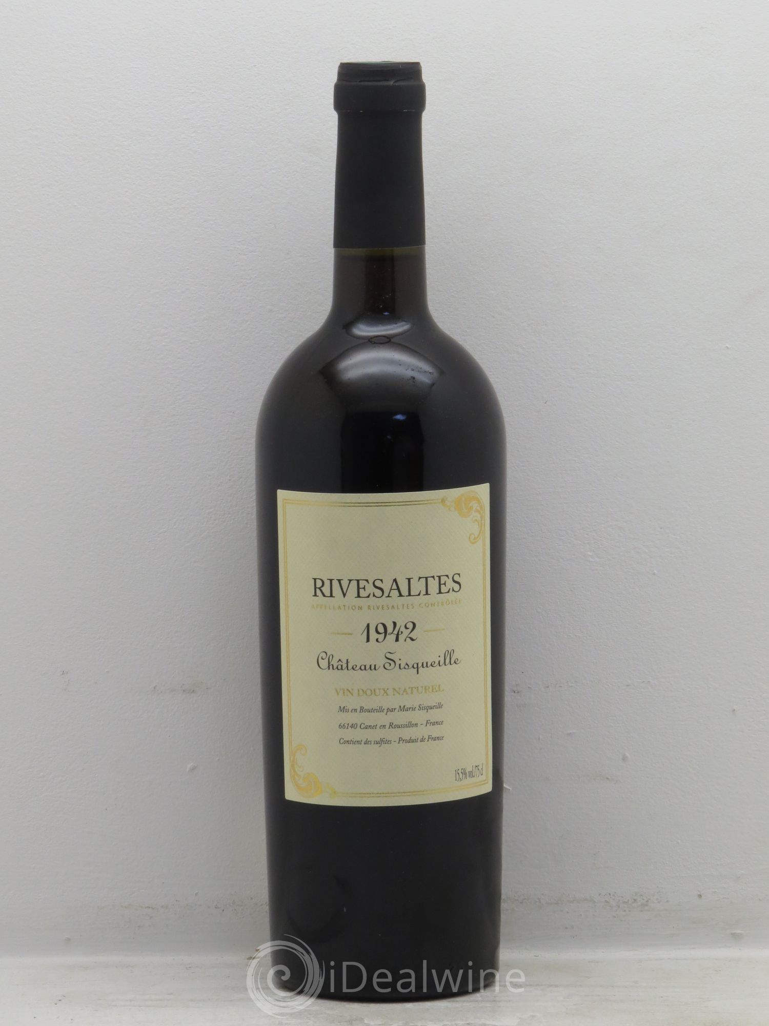 Rivesaltes Château Sisqueille 1942 - Posten von 1 Flasche - 0