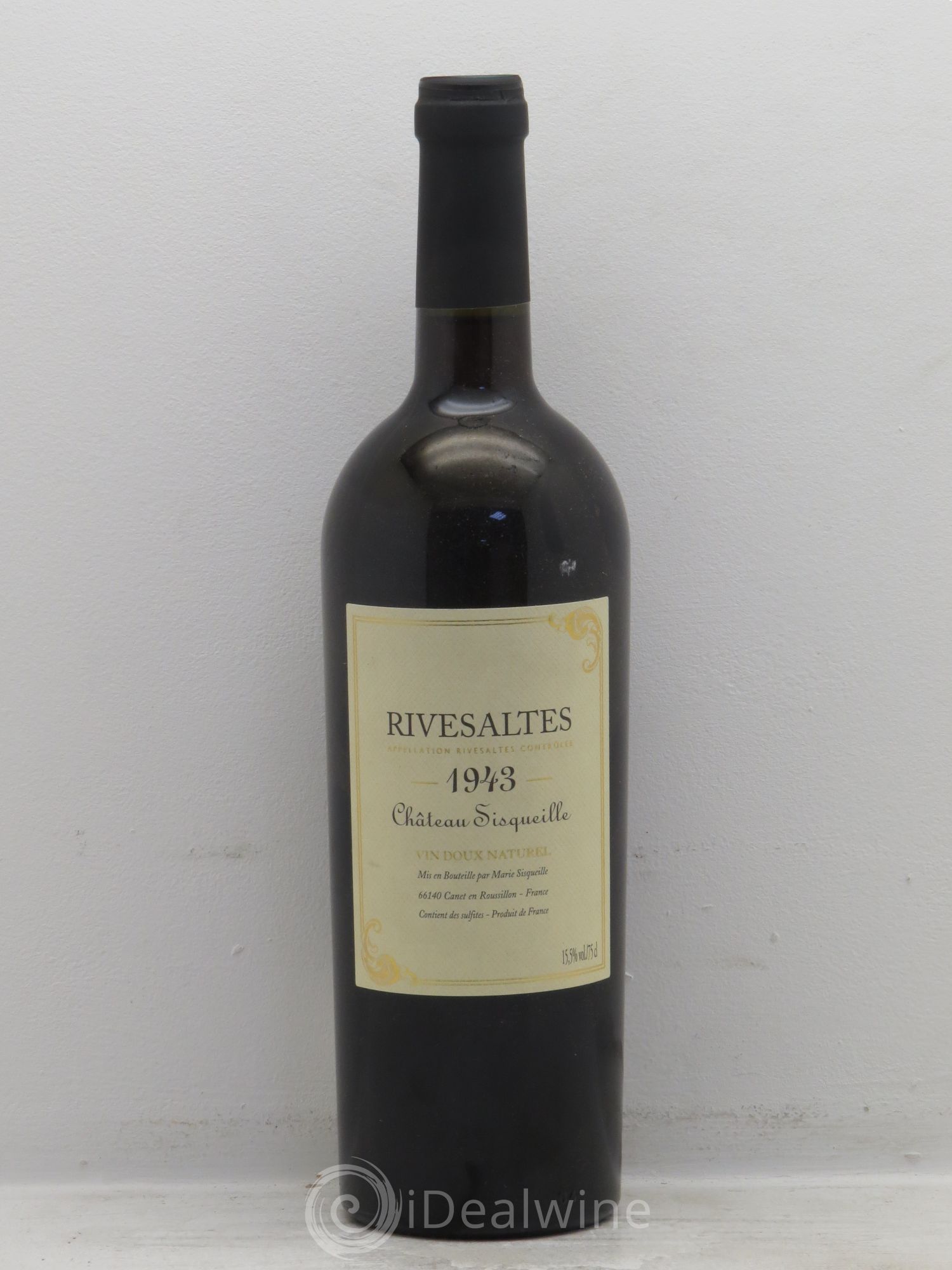 Rivesaltes Château Sisqueille 1943 - Posten von 1 Flasche - 0