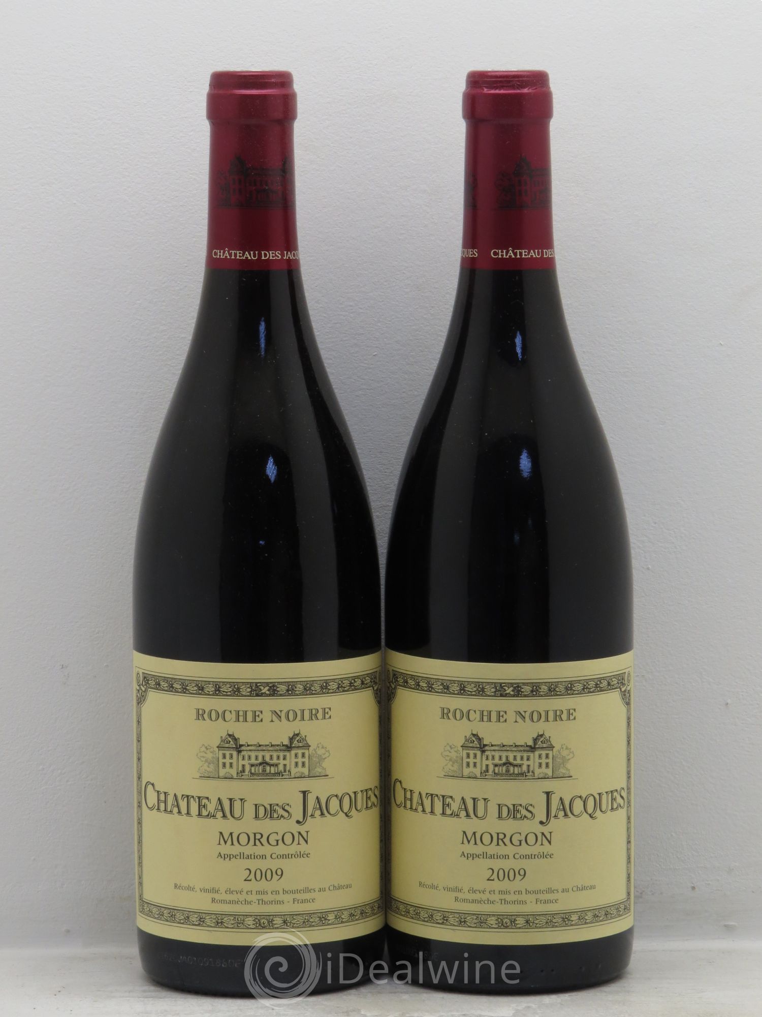 Morgon Roche Noire Château des Jacques 2009 - Lot de 2 bouteilles - 0