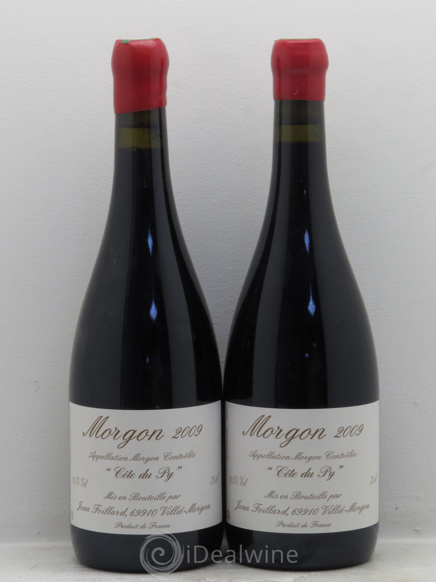 Morgon Côte du Py Jean Foillard 2009 - Lot de 2 bouteilles - 0
