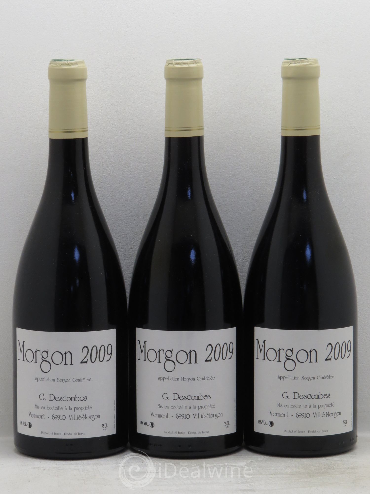 Morgon Vieilles vignes Georges Descombes (Domaine) 2009 - Lot de 3 bouteilles - 0