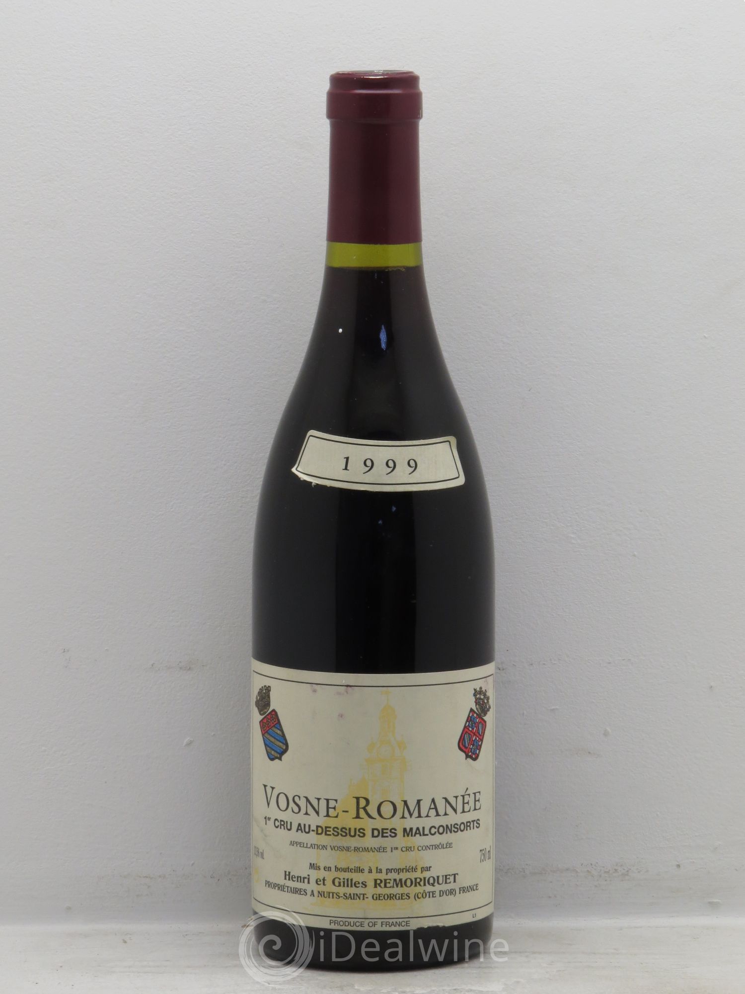 Vosne-Romanée 1er Cru Au Dessus des Malconsorts - Domaine Remoriquet 1999 - Posten von 1 Flasche - 0