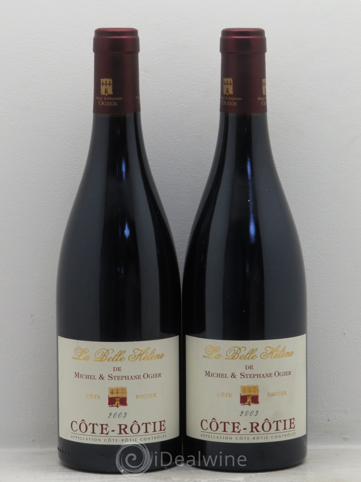 Côte-Rôtie La Belle Hélène Stéphane Ogier 2003 - Lot de 2 bouteilles - 0