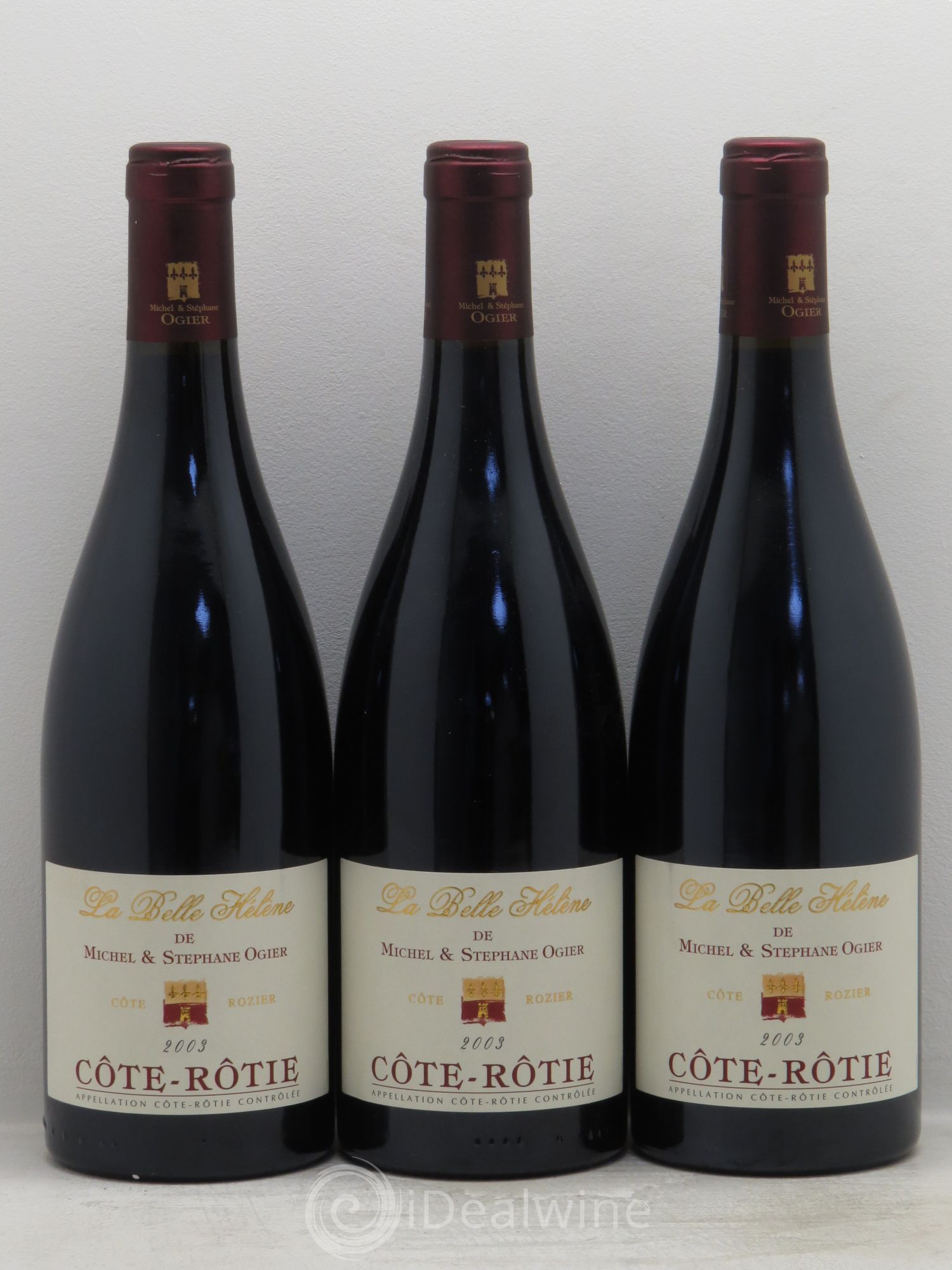 Côte-Rôtie La Belle Hélène Stéphane Ogier 2003 - Lot de 3 bouteilles - 0