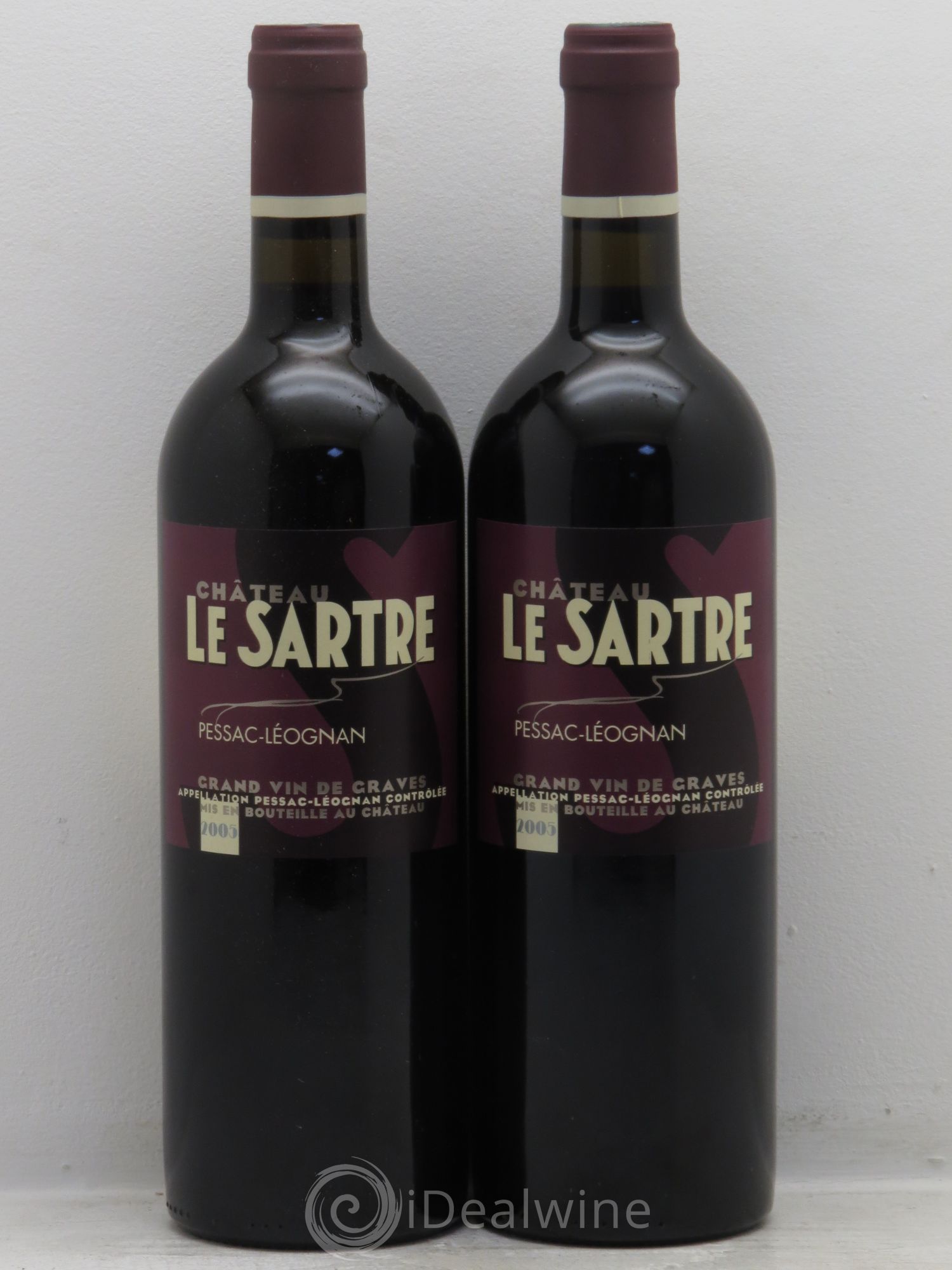 Château le Sartre 2005 - Lot de 2 bouteilles - 0