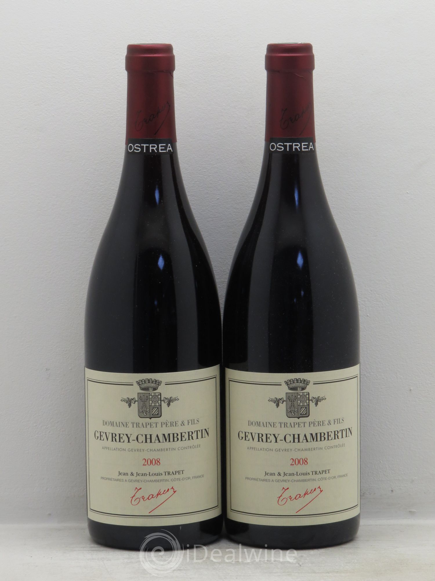 Gevrey-Chambertin Ostrea Domaine Trapet 2008 - Lot de 2 bouteilles - 0