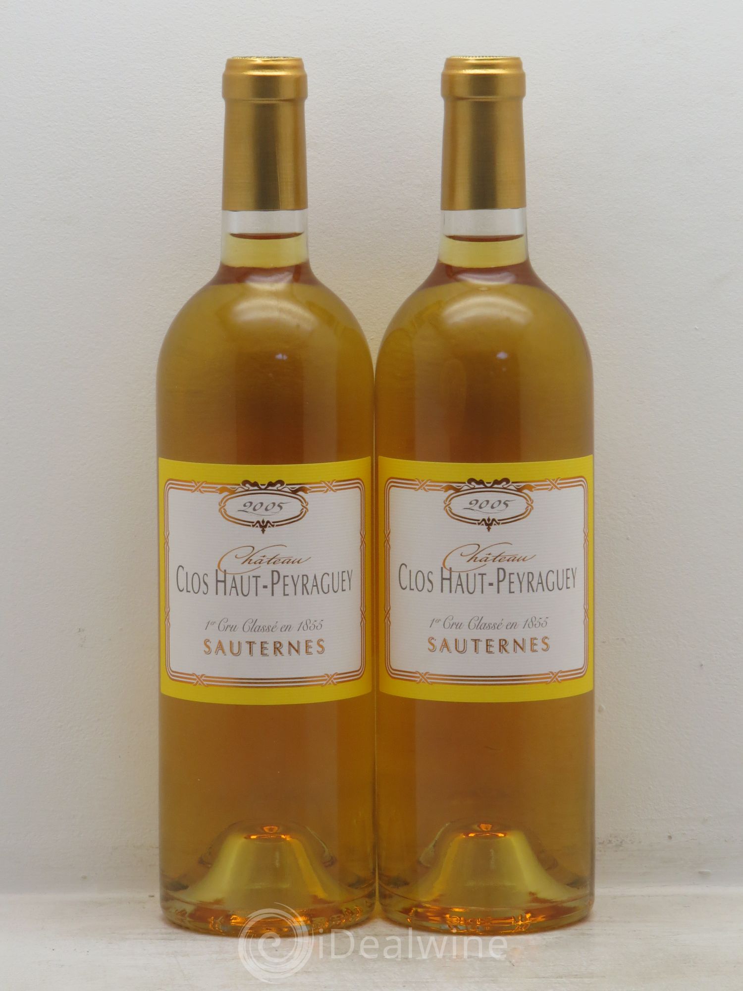 Clos Haut-Peyraguey 1er Grand Cru Classé 2005 - Lotto di 2 bottiglie - 0