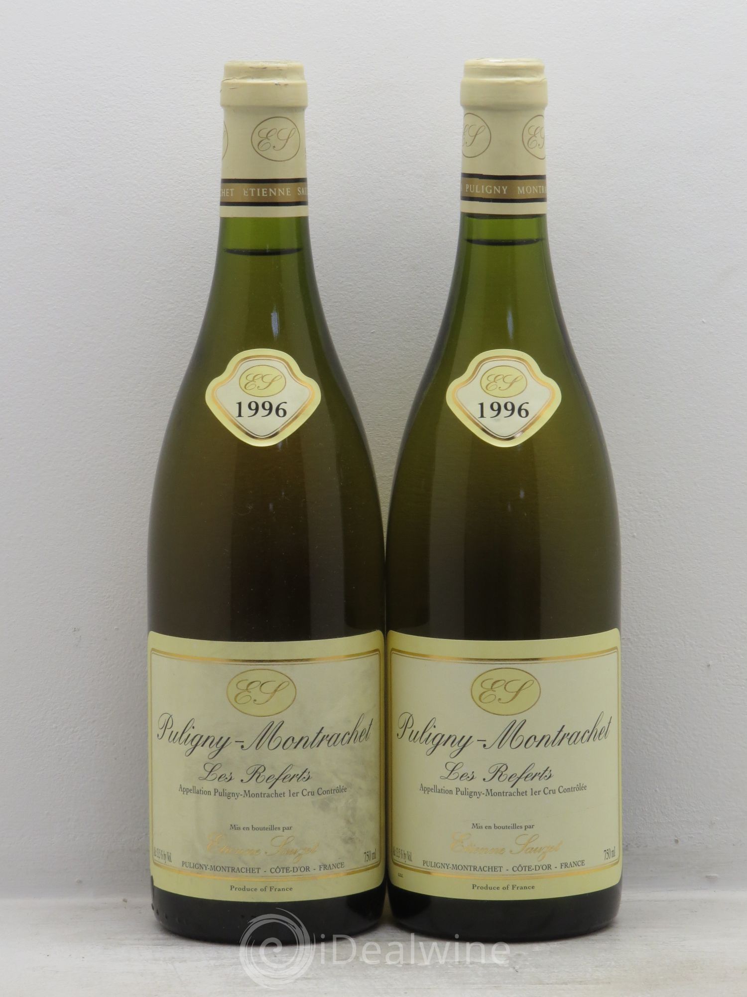 Puligny-Montrachet 1er Cru Les Referts Etienne Sauzet 1996 - Lot de 2 bouteilles - 0