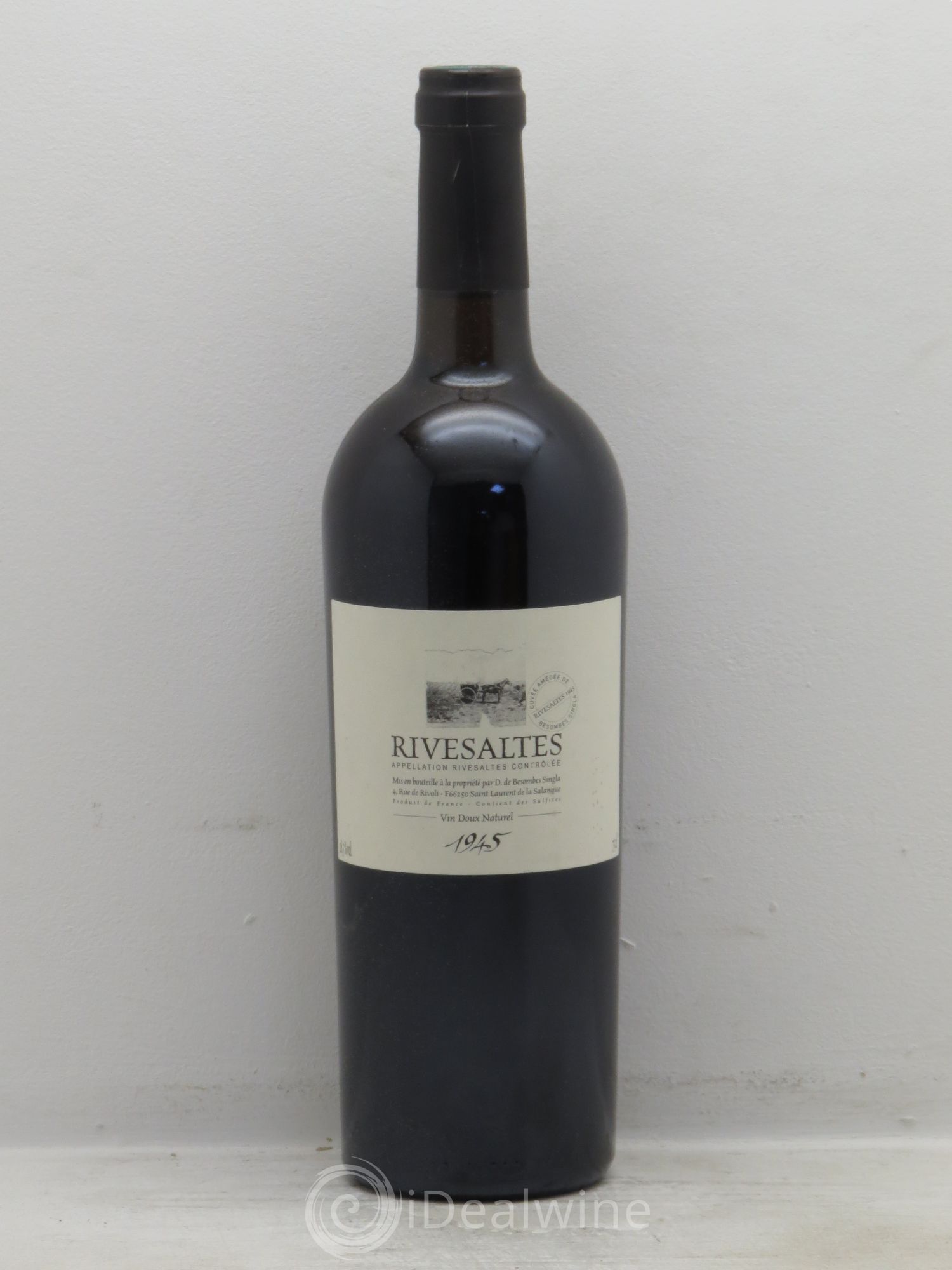 Rivesaltes Amédée de Besombes Singla (Domaine) 1945 - Lot de 6 bouteilles - 0