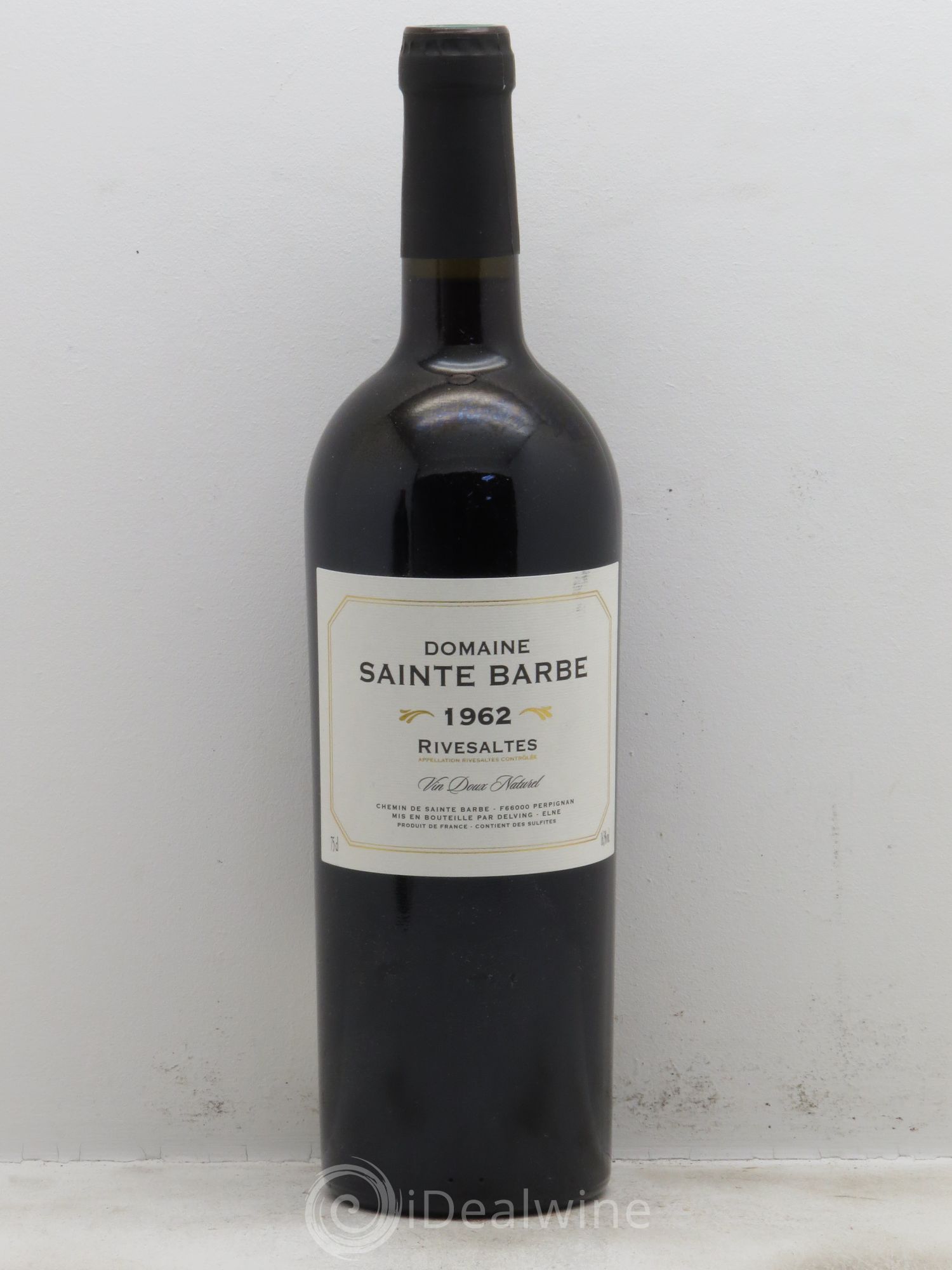 Rivesaltes Sainte Barbe (Domaine) 1962 - Posten von 1 Flasche - 0