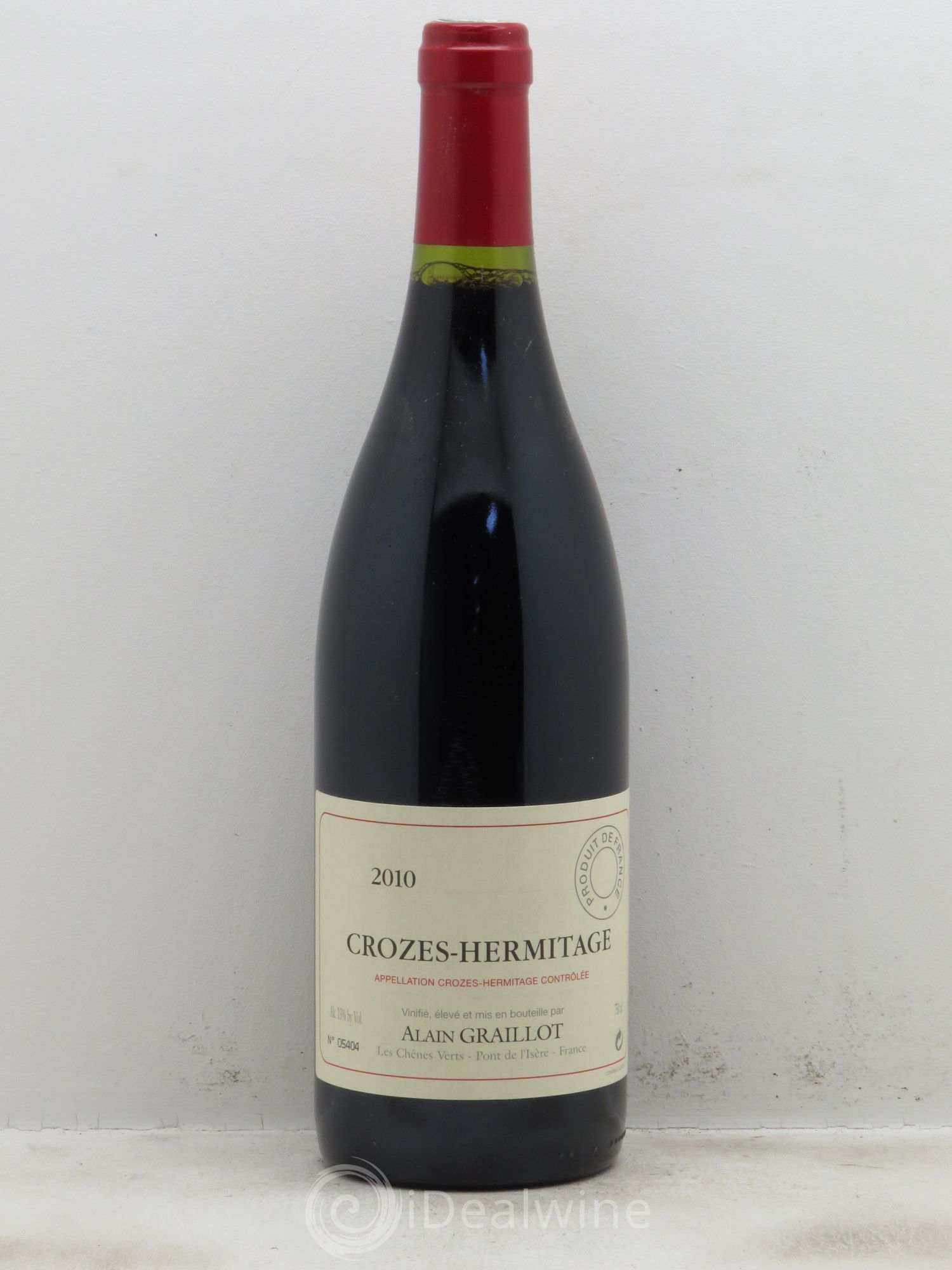 Crozes-Hermitage Domaine Graillot 2010 - Lot de 1 bouteille - 0