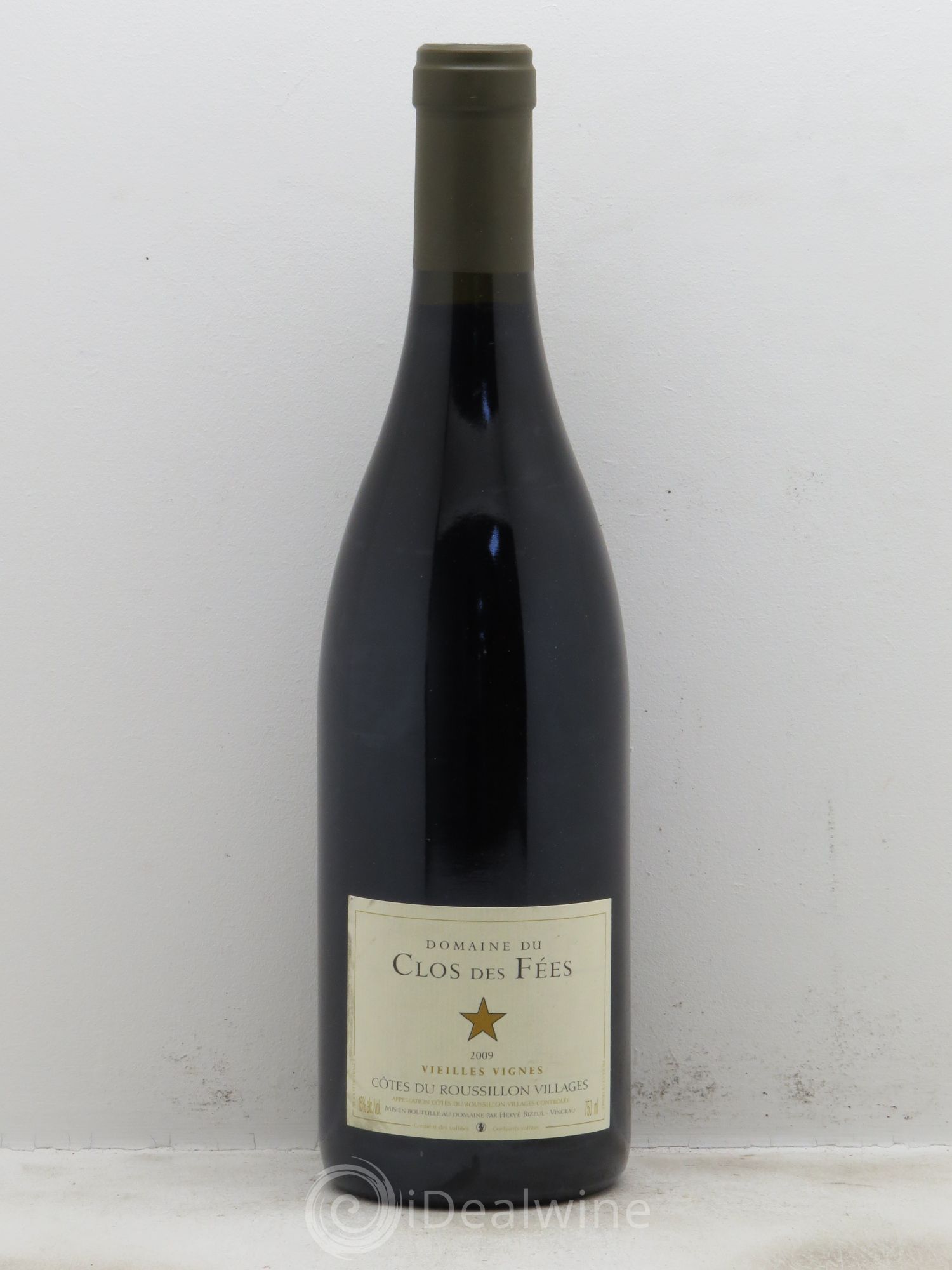 Côtes du Roussillon Villages Clos des Fées Vieilles vignes Hervé Bizeul 2009 - Lot de 1 bouteille - 0