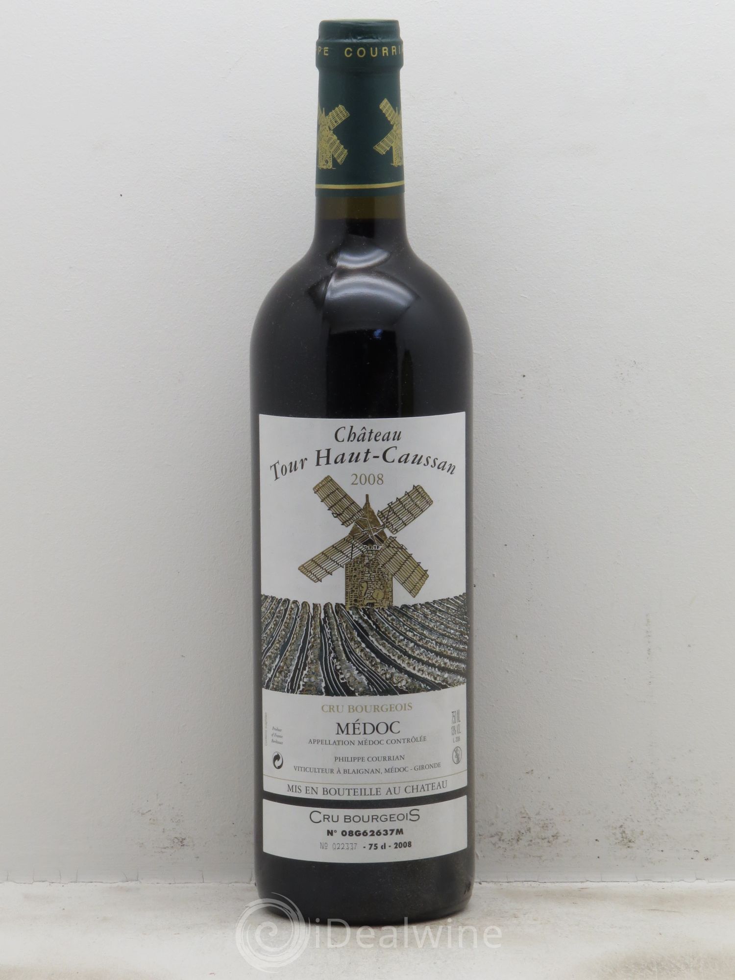 Château Tour Haut-Caussan Cru Bourgeois 2008 - Lot de 1 bouteille - 0