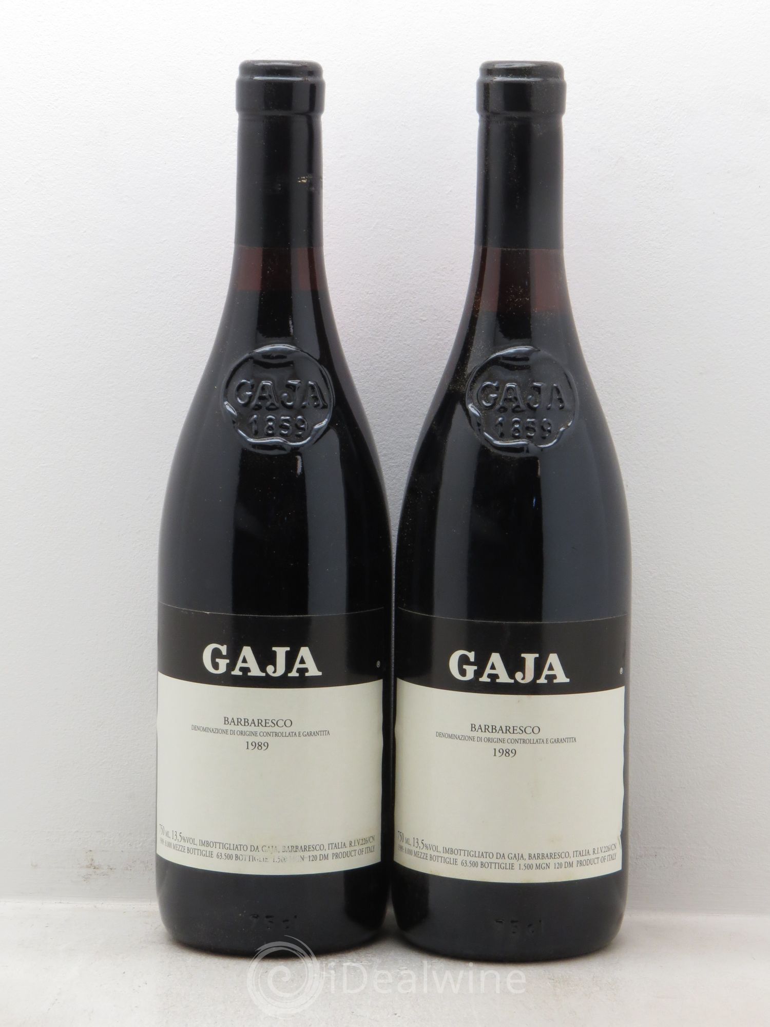 Barbaresco DOCG Angelo Gaja 1989 - Lot de 2 bouteilles - 0