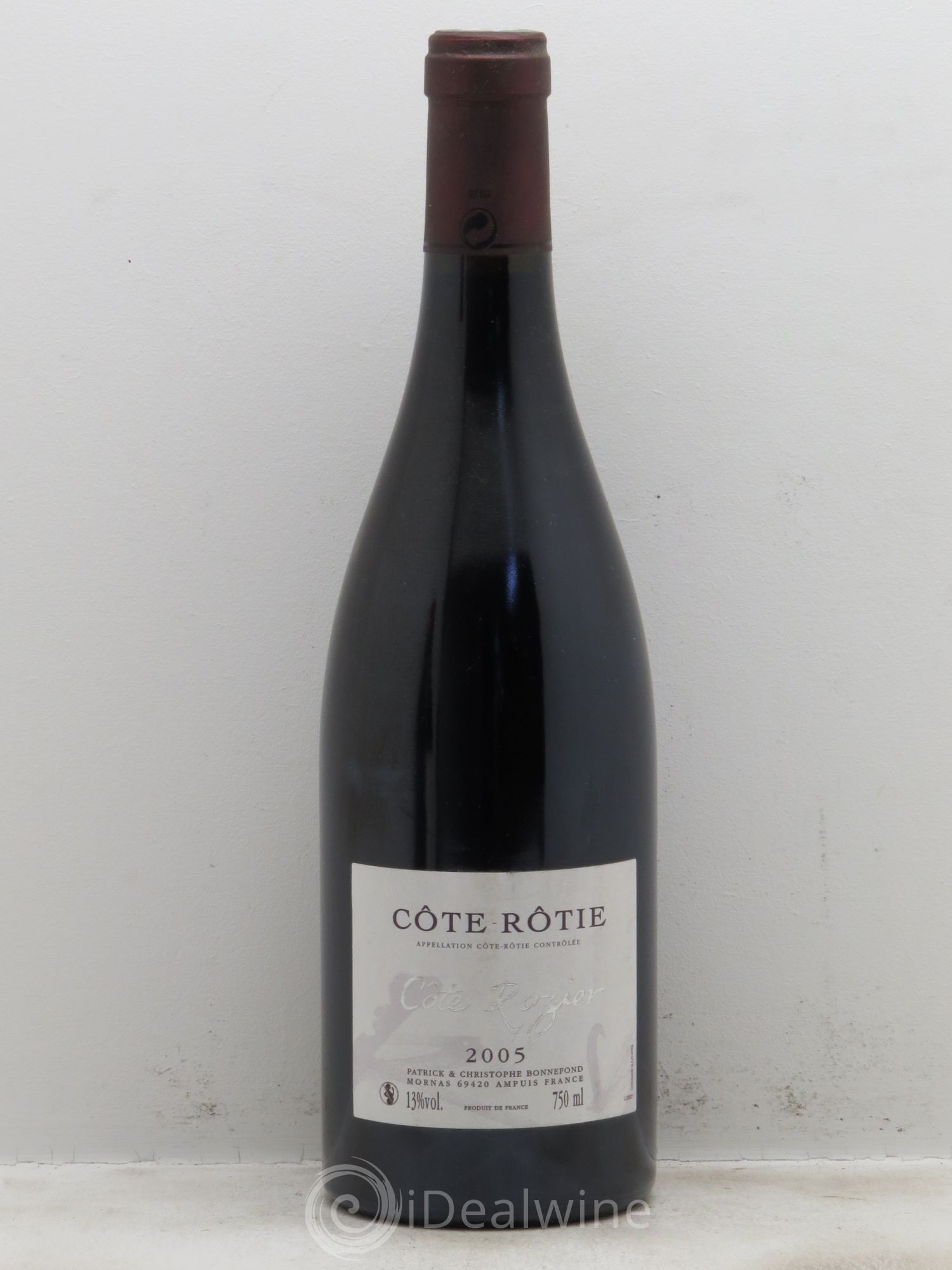 Côte-Rôtie Côte Rozier Bonnefond 2005 - Lot de 1 bouteille - 0