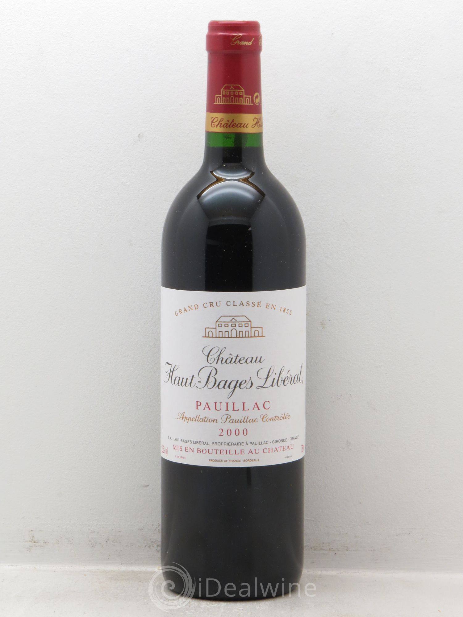 Château Haut Bages Libéral 5ème Grand Cru Classé 2000 - Lot de 12 bouteilles - 0
