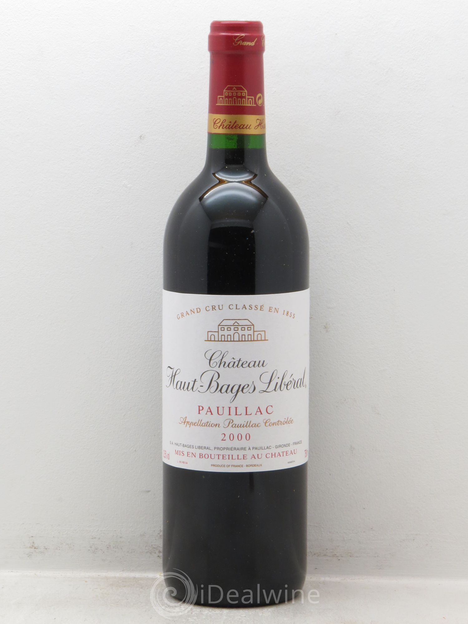 Château Haut Bages Libéral 5ème Grand Cru Classé 2000 - Lot de 6 bouteilles - 0