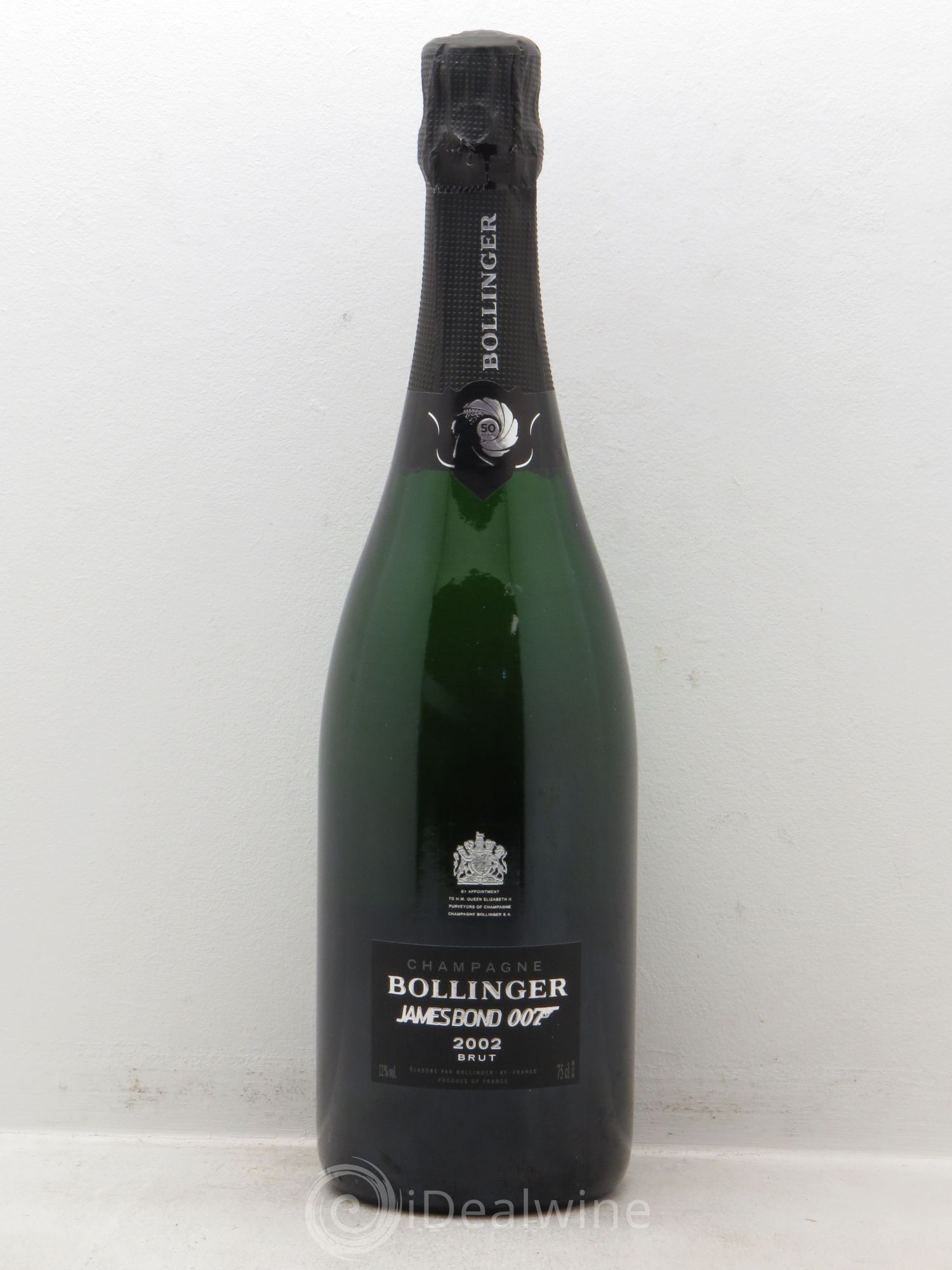 La Grande Année Brut Bollinger James Bond 2002 - Lot de 1 bouteille - 0