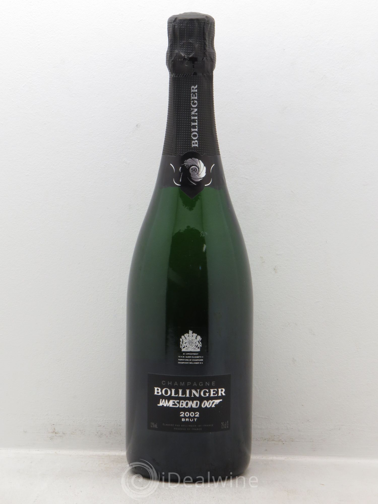 La Grande Année Brut Bollinger James Bond 2002 - Lot de 1 bouteille - 0