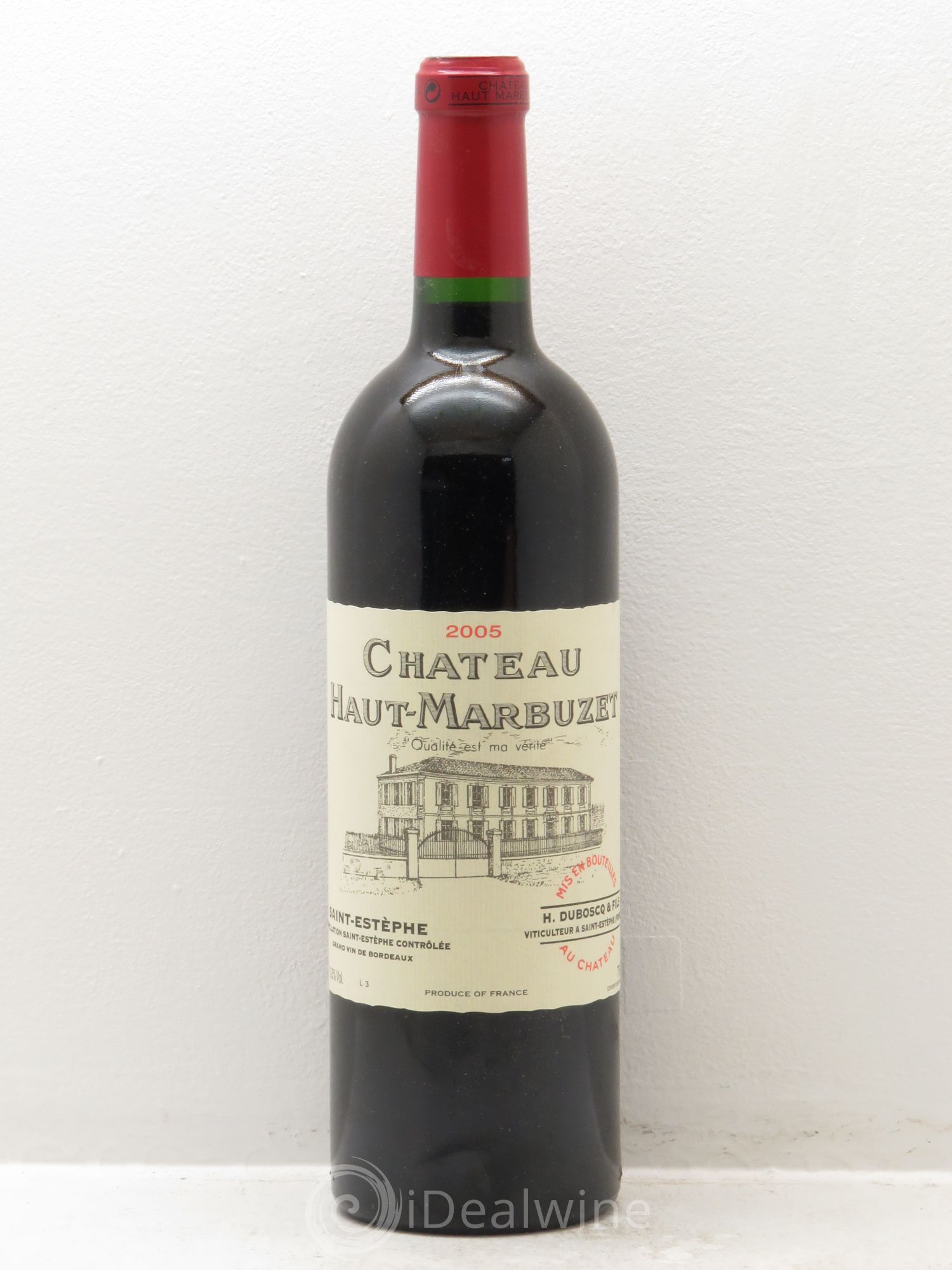 Château Haut Marbuzet 2005 - Lot de 1 bouteille - 0