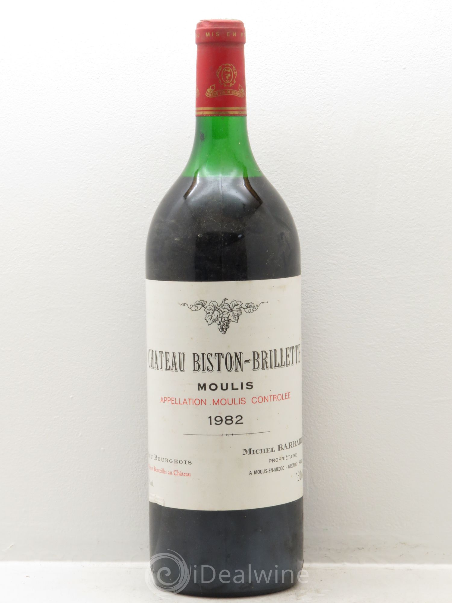 Château Biston Brillette 1982 - Lot de 1 magnum - 0