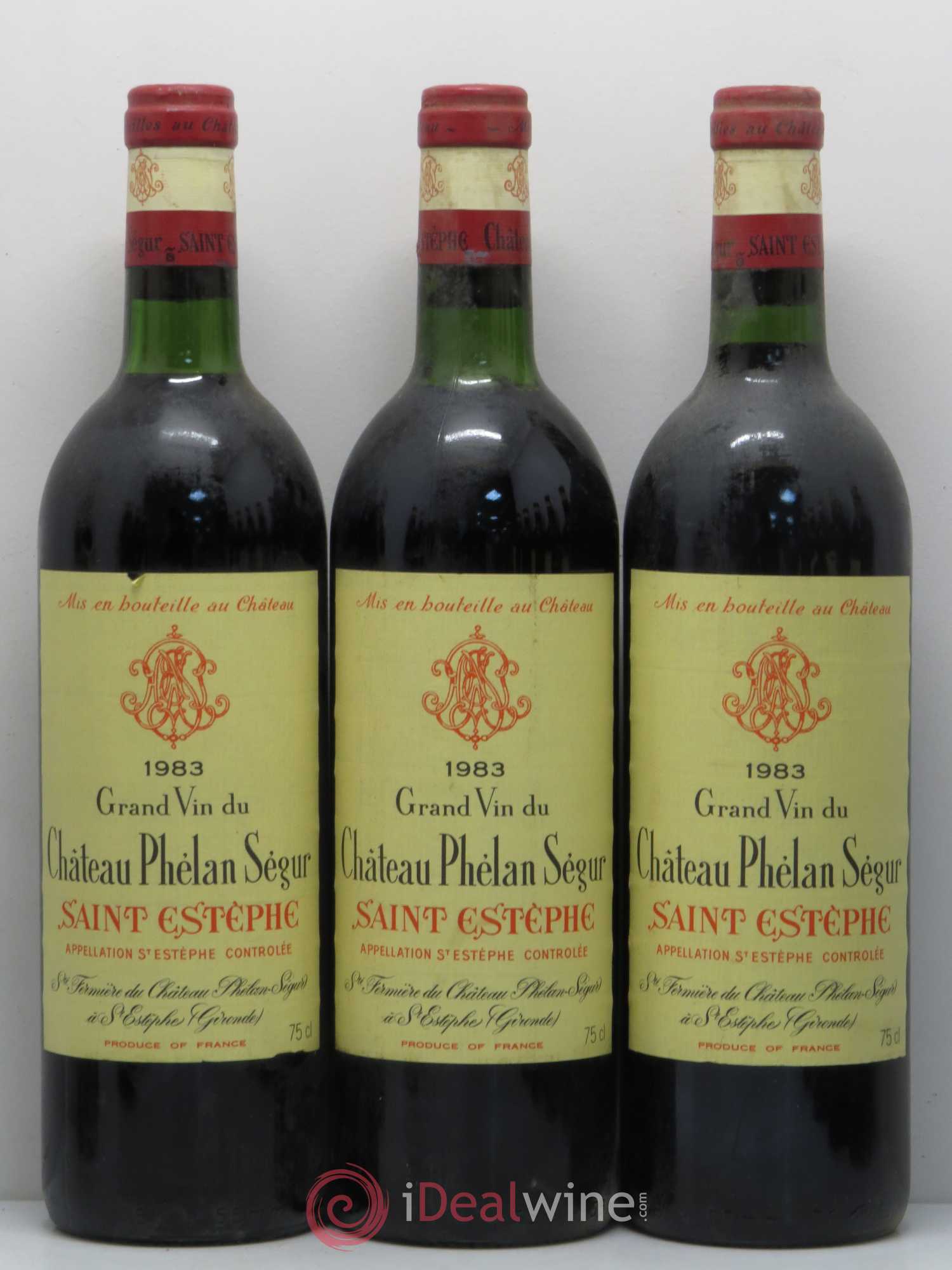 Château Phélan Ségur 1983 - Lot de 12 bouteilles - 2