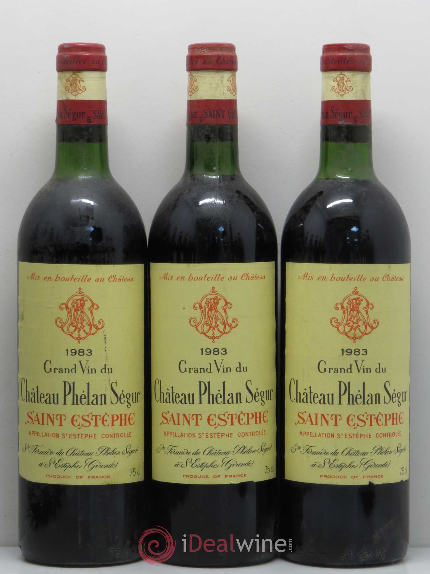 Château Phélan Ségur 1983 - Lot de 12 bouteilles - 4