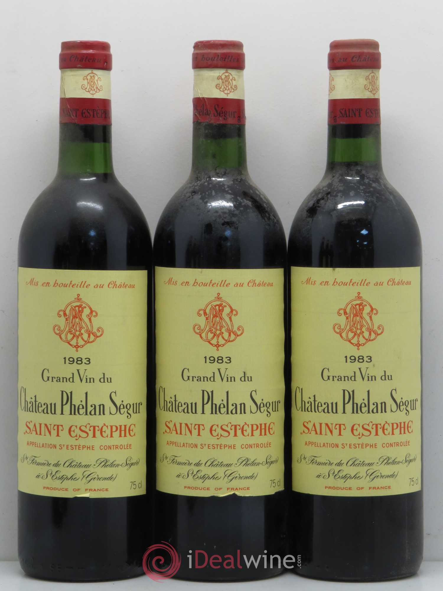 Château Phélan Ségur 1983 - Lot de 6 bouteilles - 1