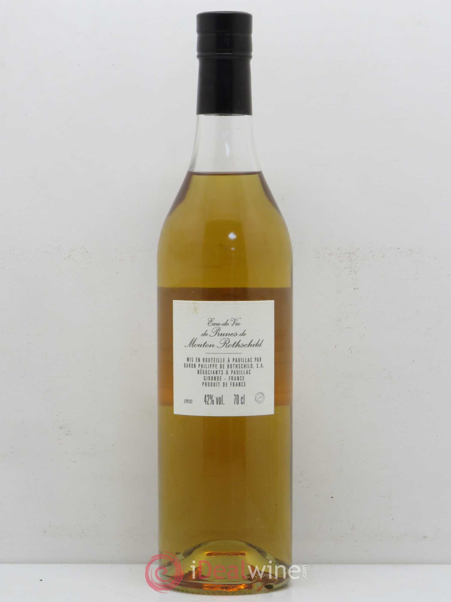 Alcools divers Eau de vie de Prunes de Mouton Rothschild - Lotto di 1 bottiglia - 1