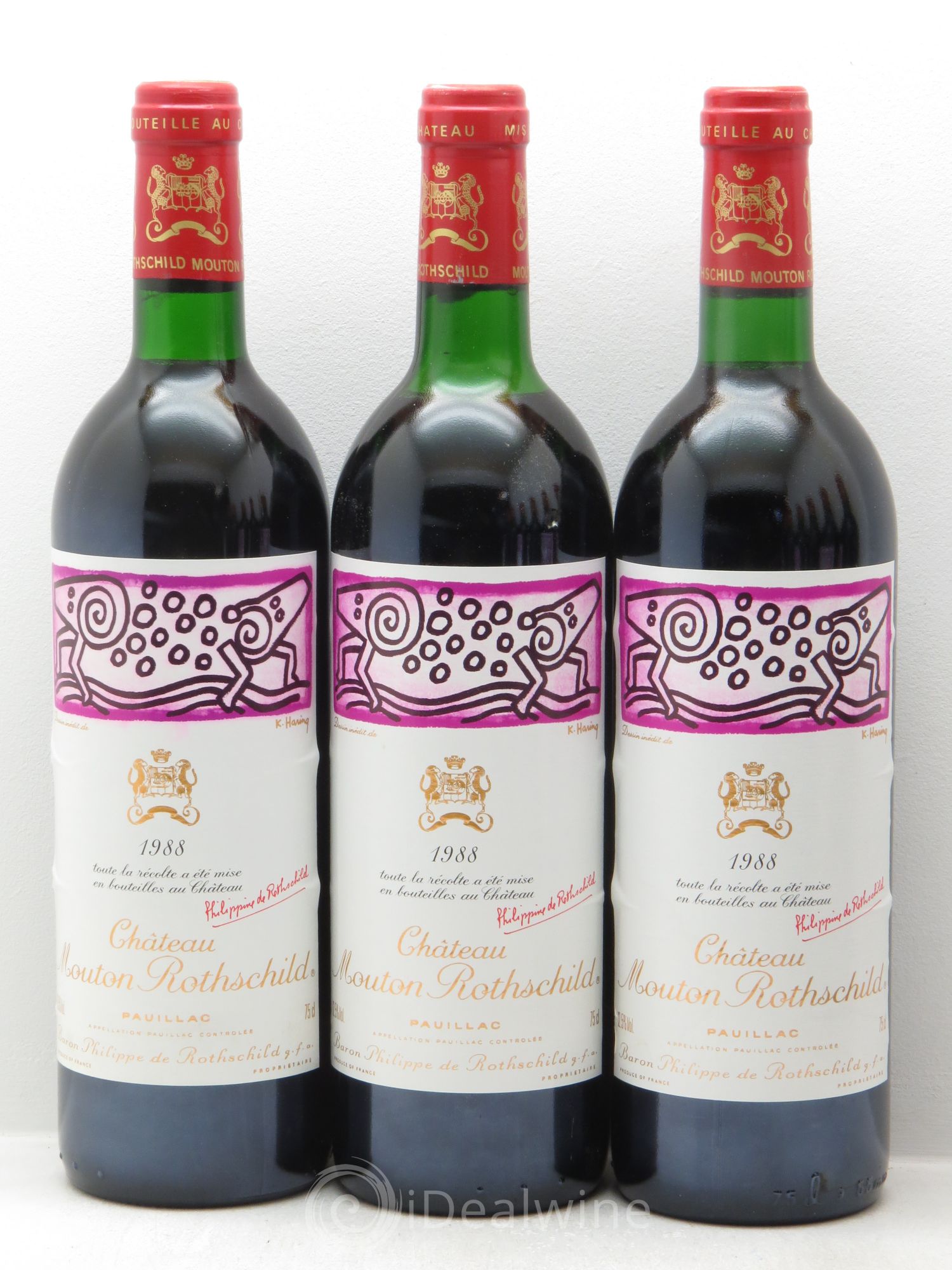 Château Mouton Rothschild 1er Grand Cru Classé 1988 - Lot de 12 bouteilles - 2