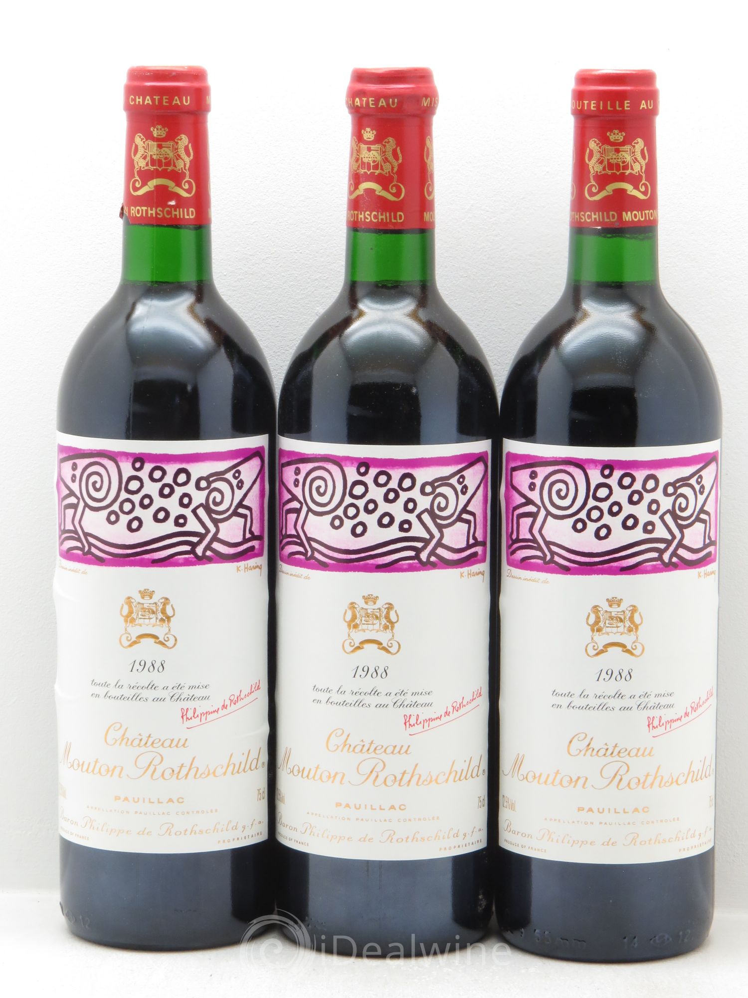 Château Mouton Rothschild 1er Grand Cru Classé 1988 - Lot de 12 bouteilles - 4