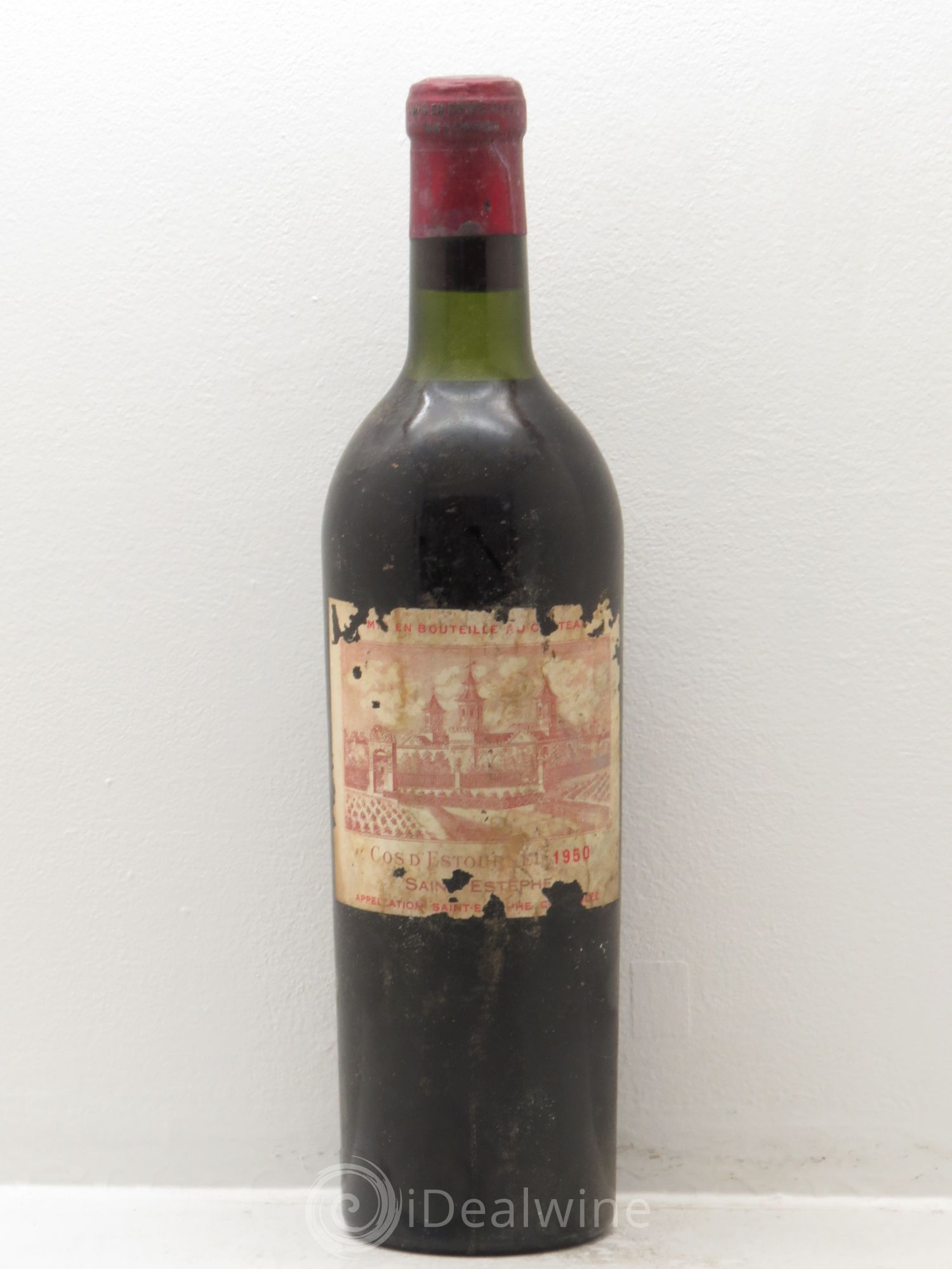 Cos d'Estournel 2ème Grand Cru Classé 1950 - Lot de 1 bouteille - 0